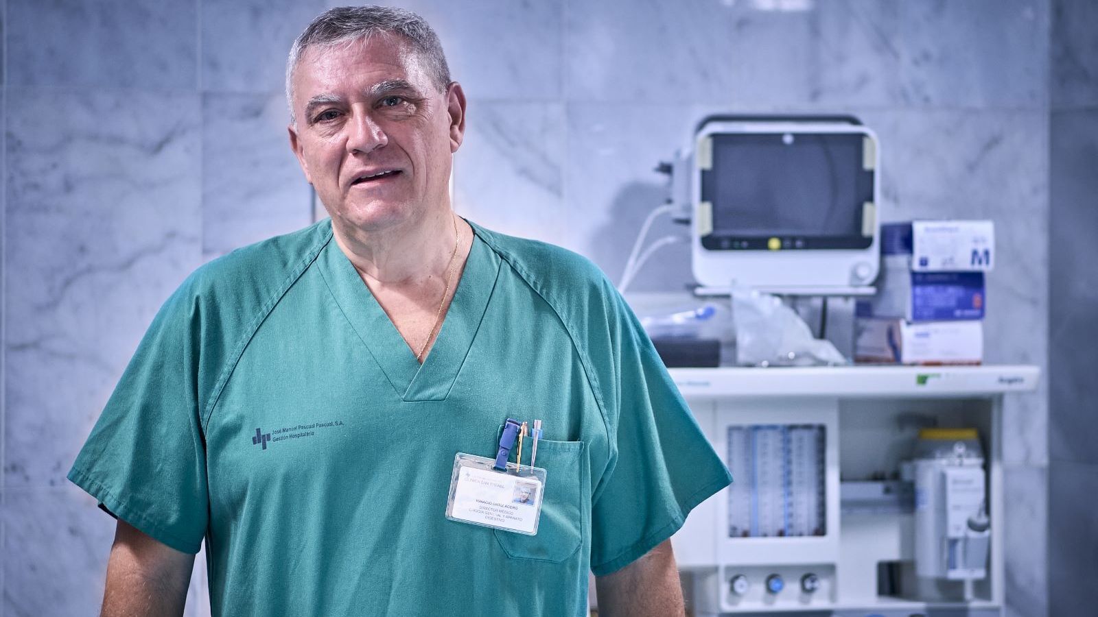El director médico y jefe del área de Cirugía del hospital de San Rafael de Cádiz, Ignacio Ortiz.