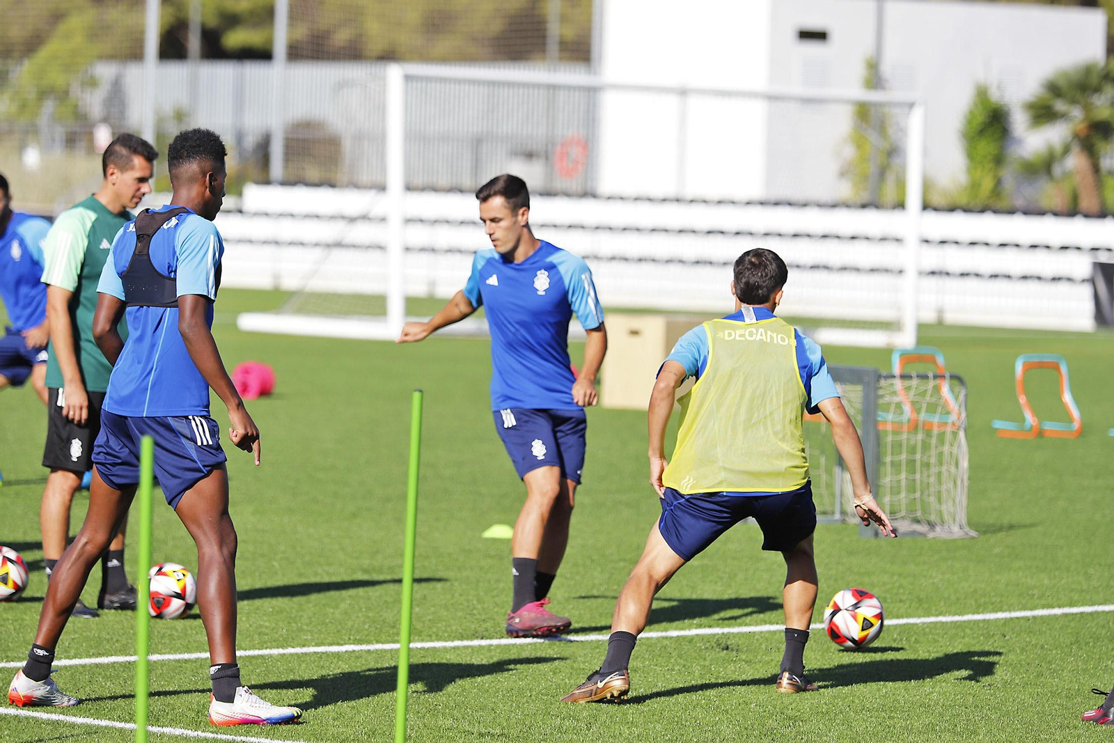 Imágenes del entrenamiento del Recreativo de Huelva