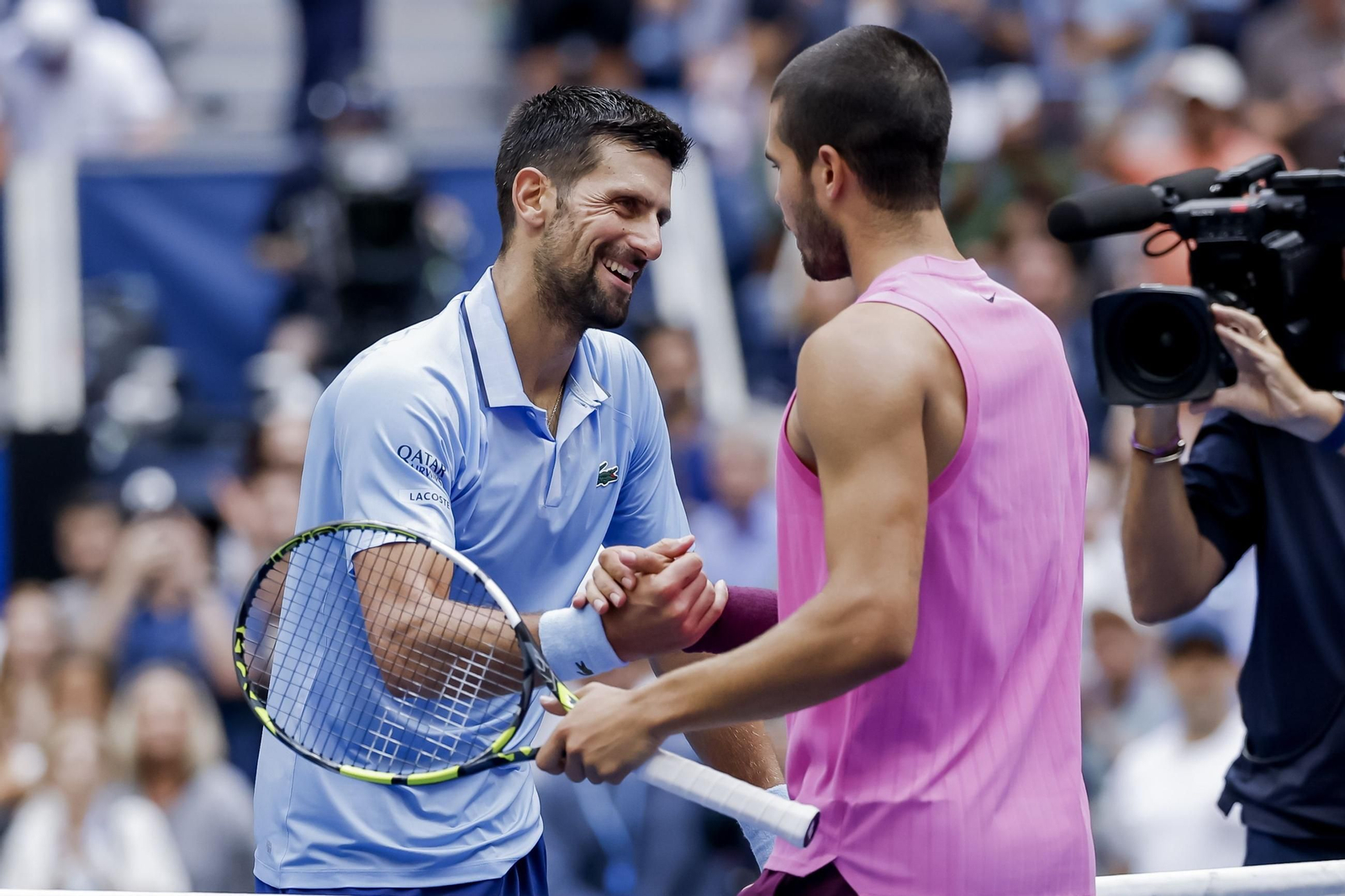 Las fotos del pase a la final de Alcaraz ante Djokovic