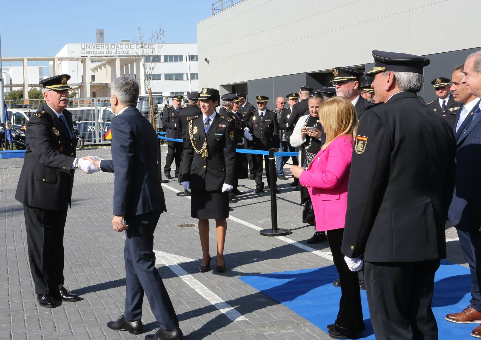 Inaguración de la nueva comisaría por el ministro del Interior Grande- Marlaska