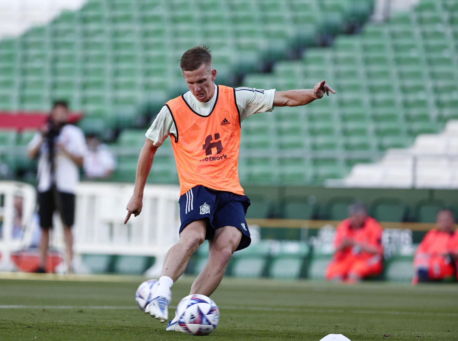 Las imágenes de la selección española en Sevilla