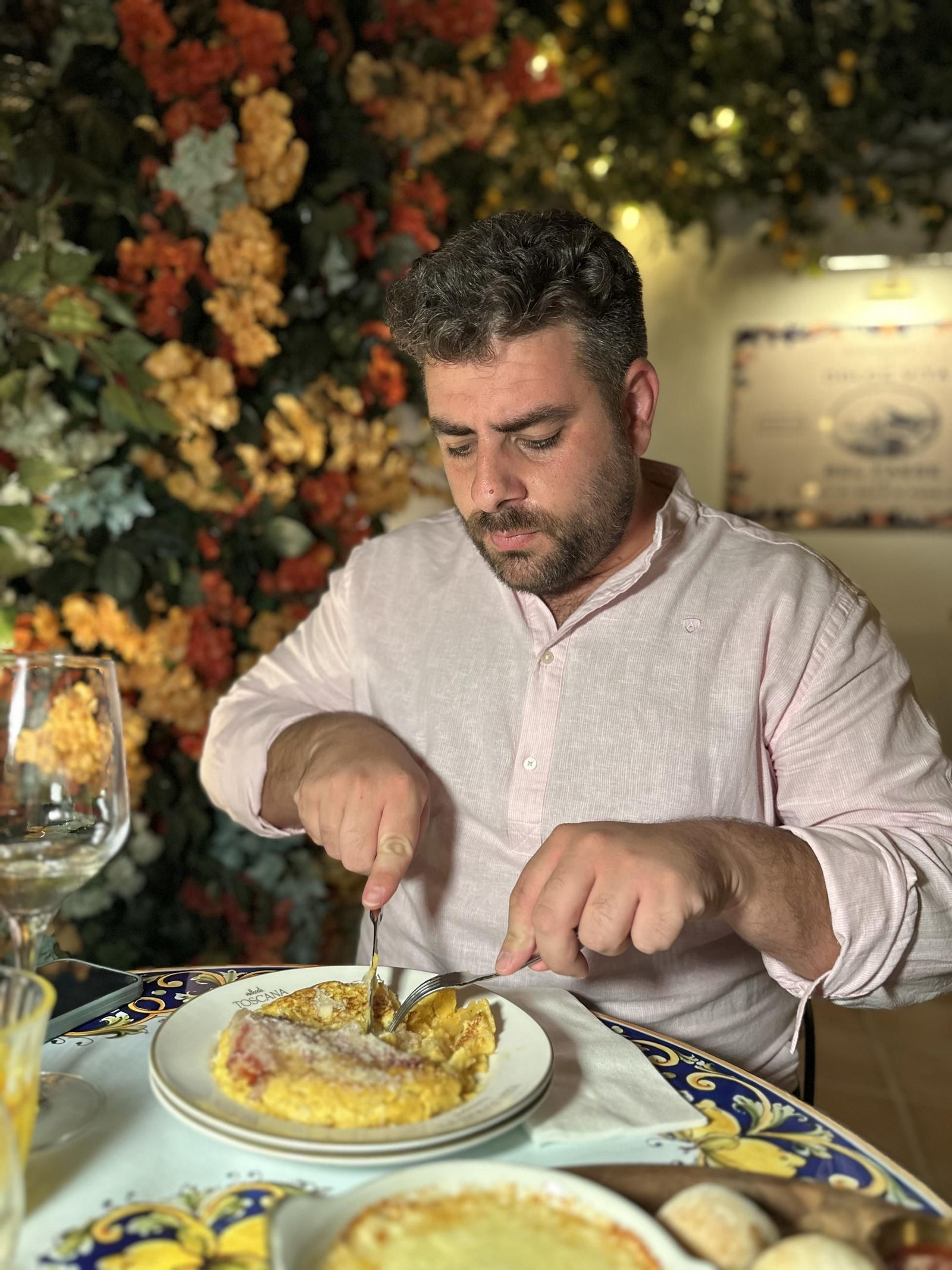 Tortilla carbonara de Voltereta