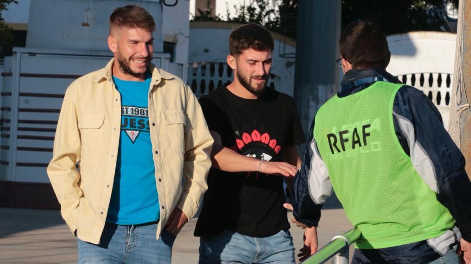 Lolo Garrido y Chuma presenciaron el partido de su exequipo.