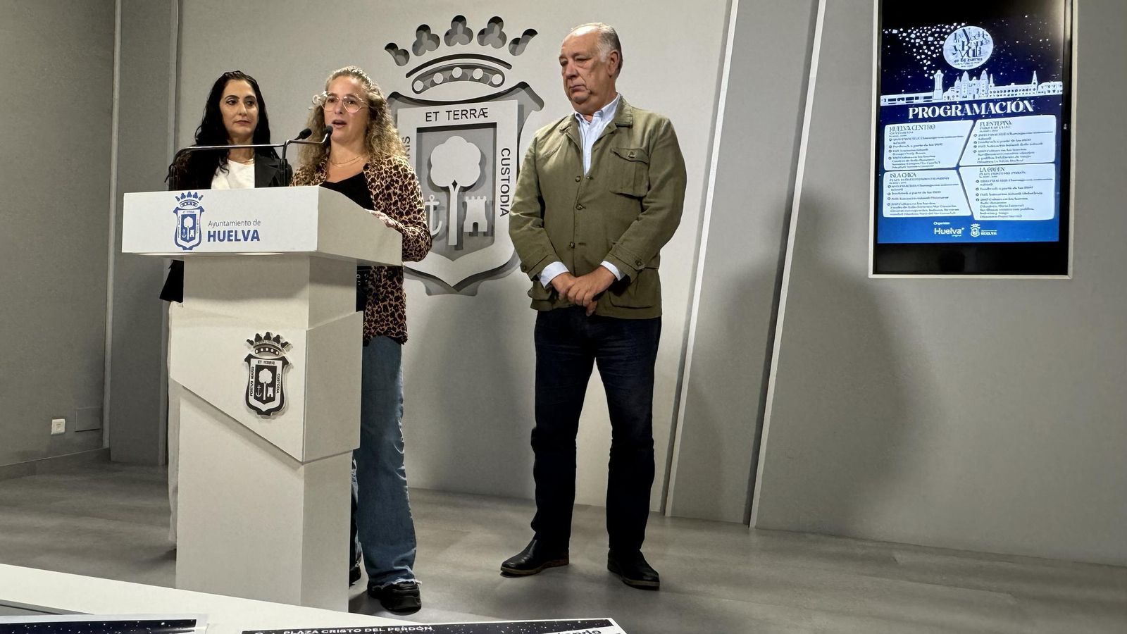 Presentación de La noche del comercio.