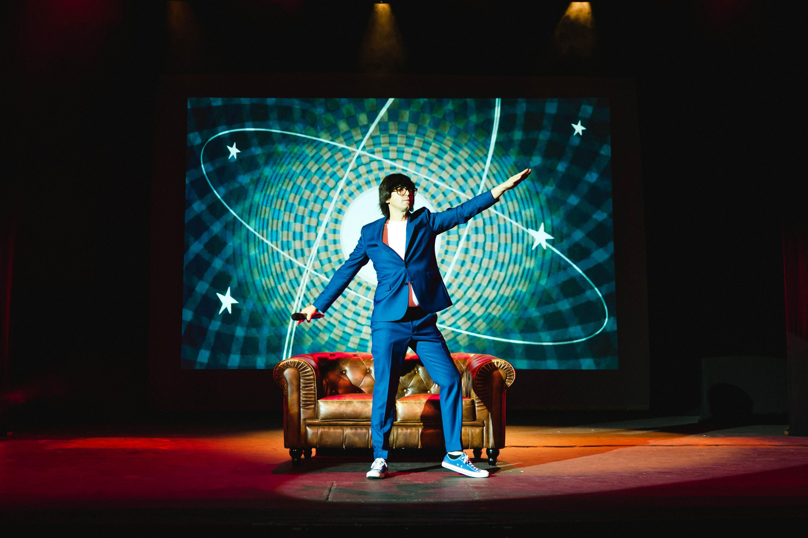 Luis Piedrahita, en un momento de su nuevo espectáculo.