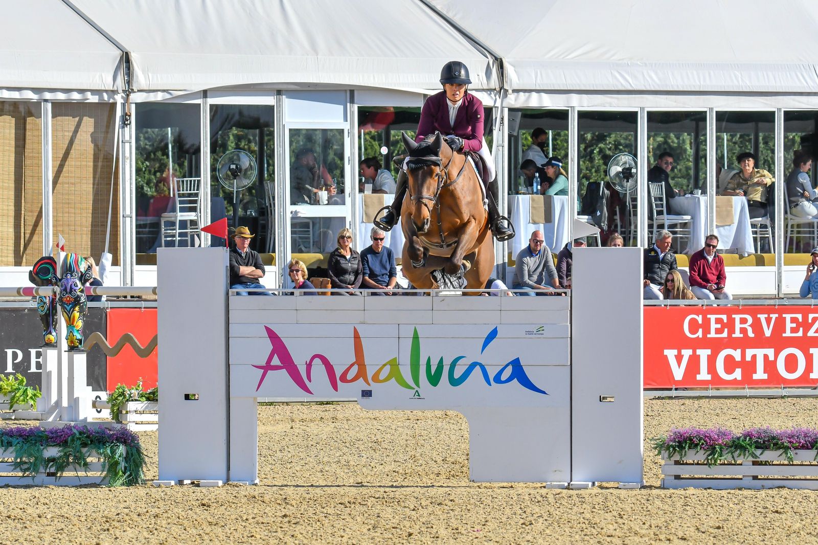 Ellen Whitaker, vencedora del Gran Premio Ayuntamiento de Barbate.