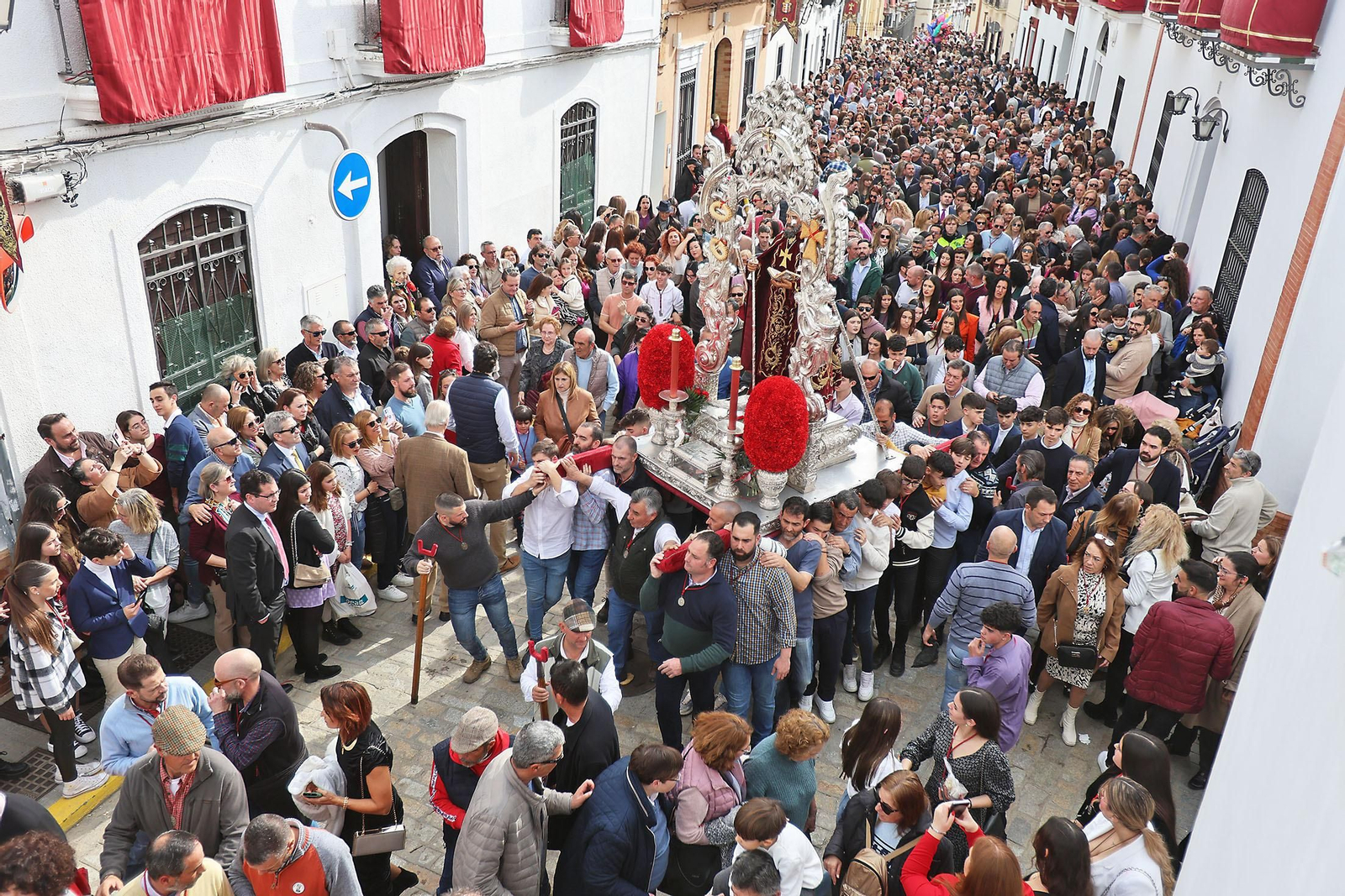 Imágenes de las tiradas de San Antonio Abad en Trigueros