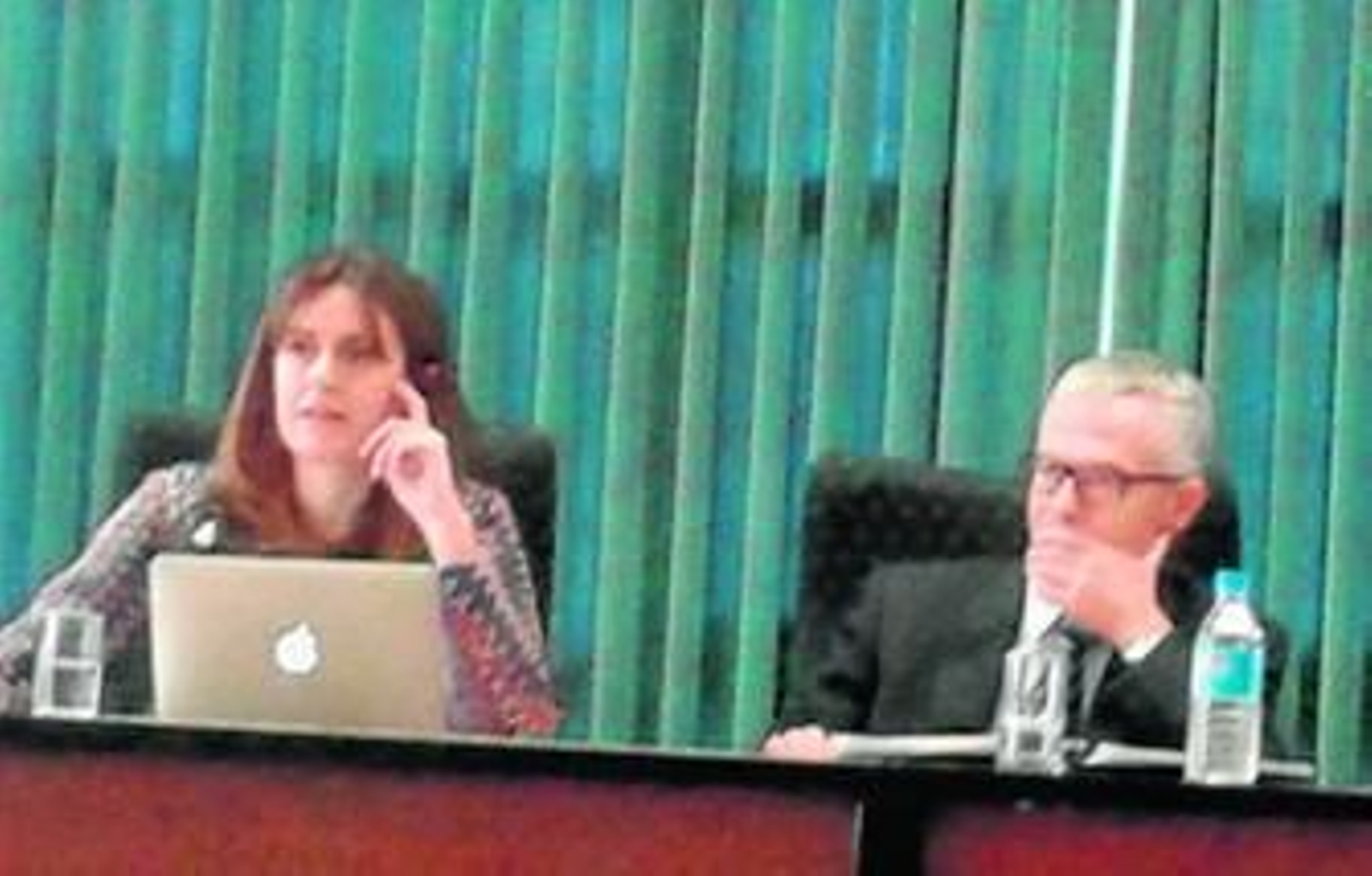 Soledad Balaguer y Antonio Pérez en una de las ponencias.