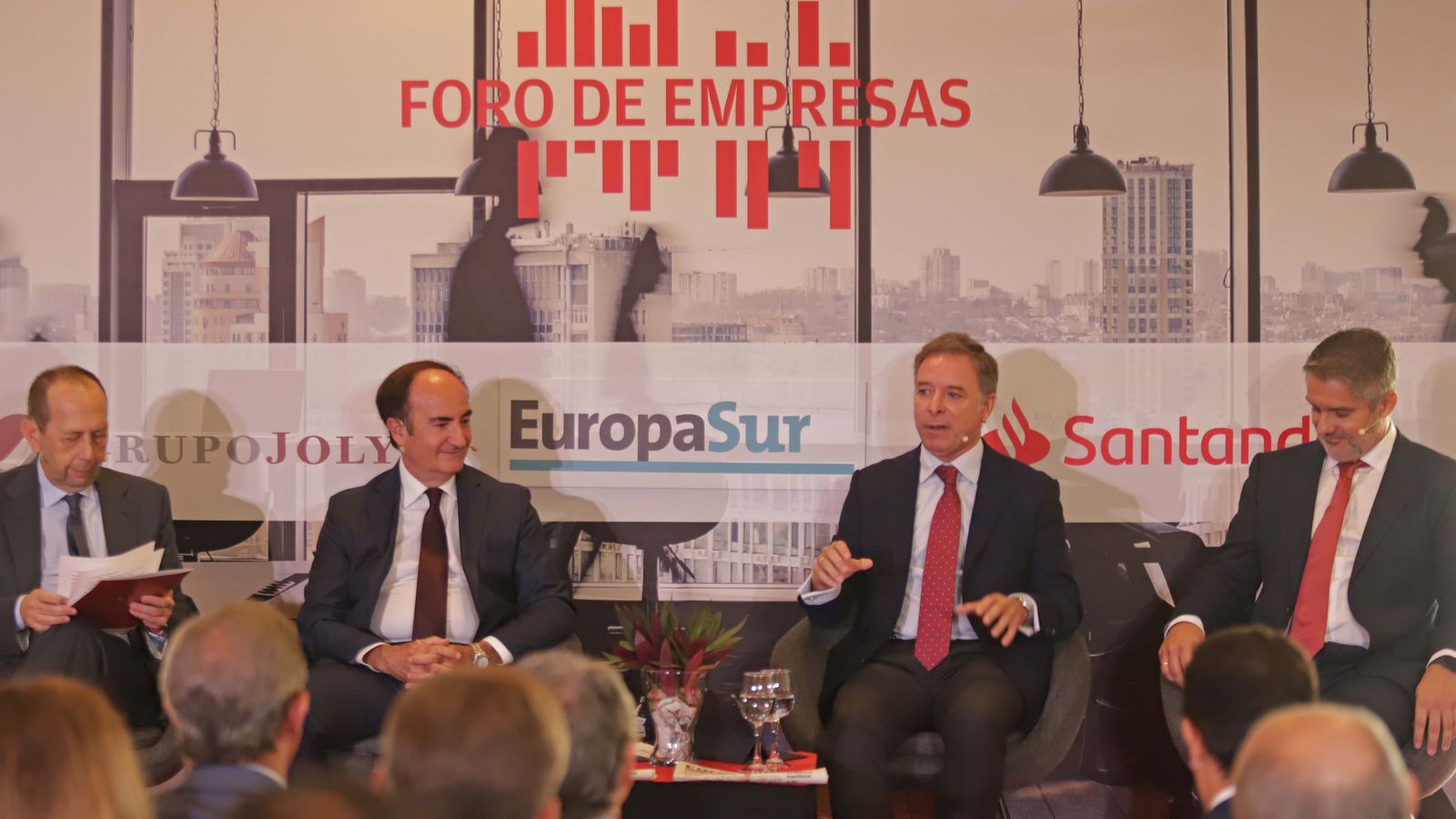 Foro de empresas del Grupo Joly con Jorge Paradelas, consejero de Industria y Energía de la Junta de Andalucía