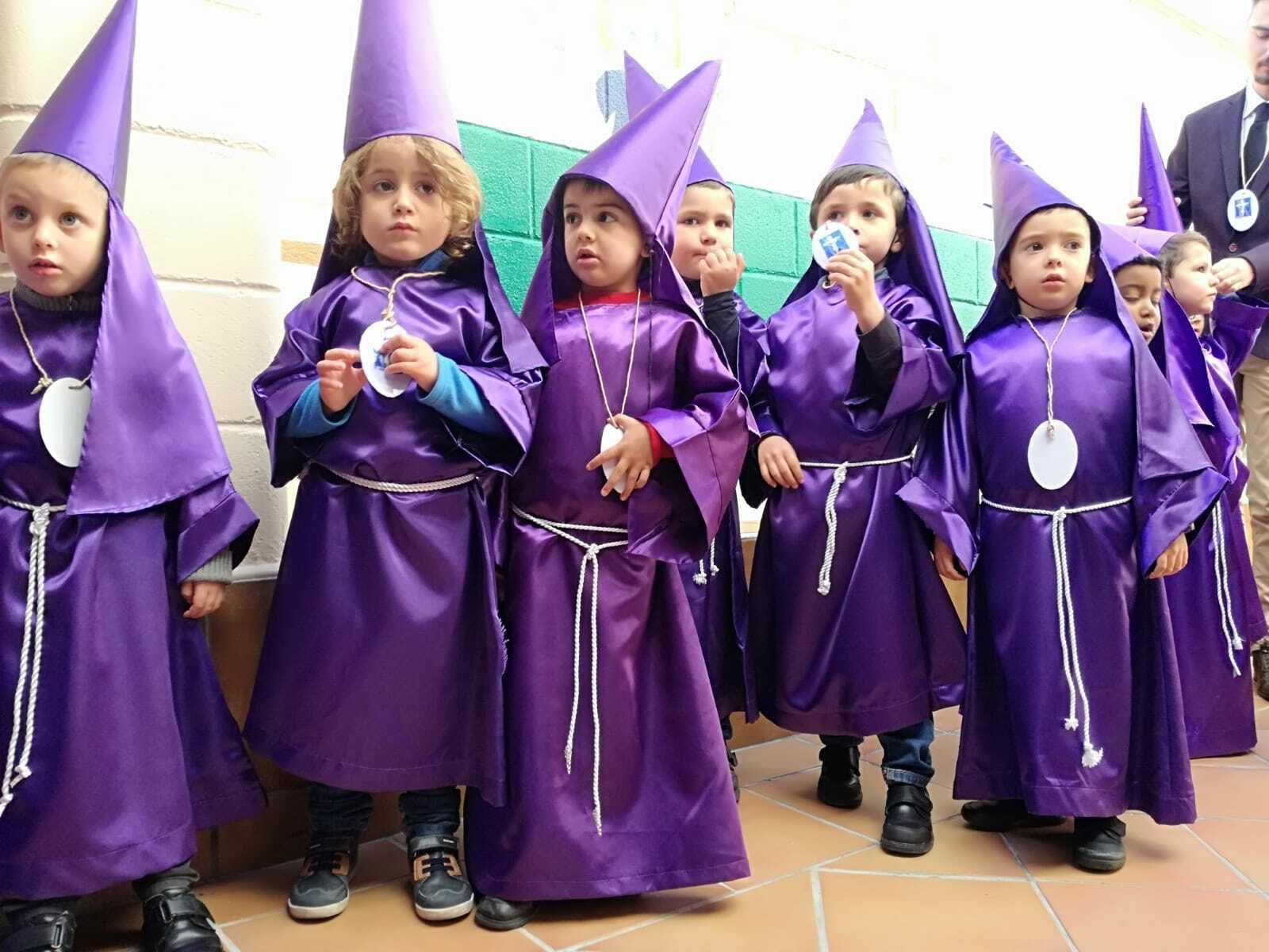 Imágenes de la procesión infantil del Colegio Cerrillo de Maracena