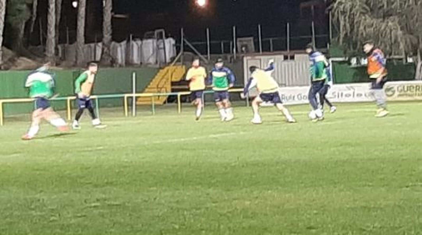 Un entrenamiento de la UD Los Barrios