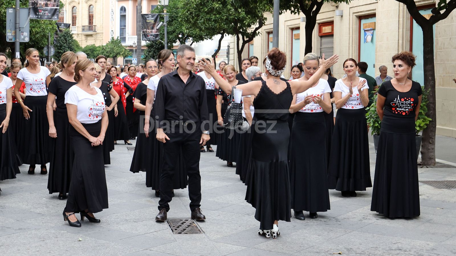 Flashmob de la academia de baile de Fani Muñoz en Jerez