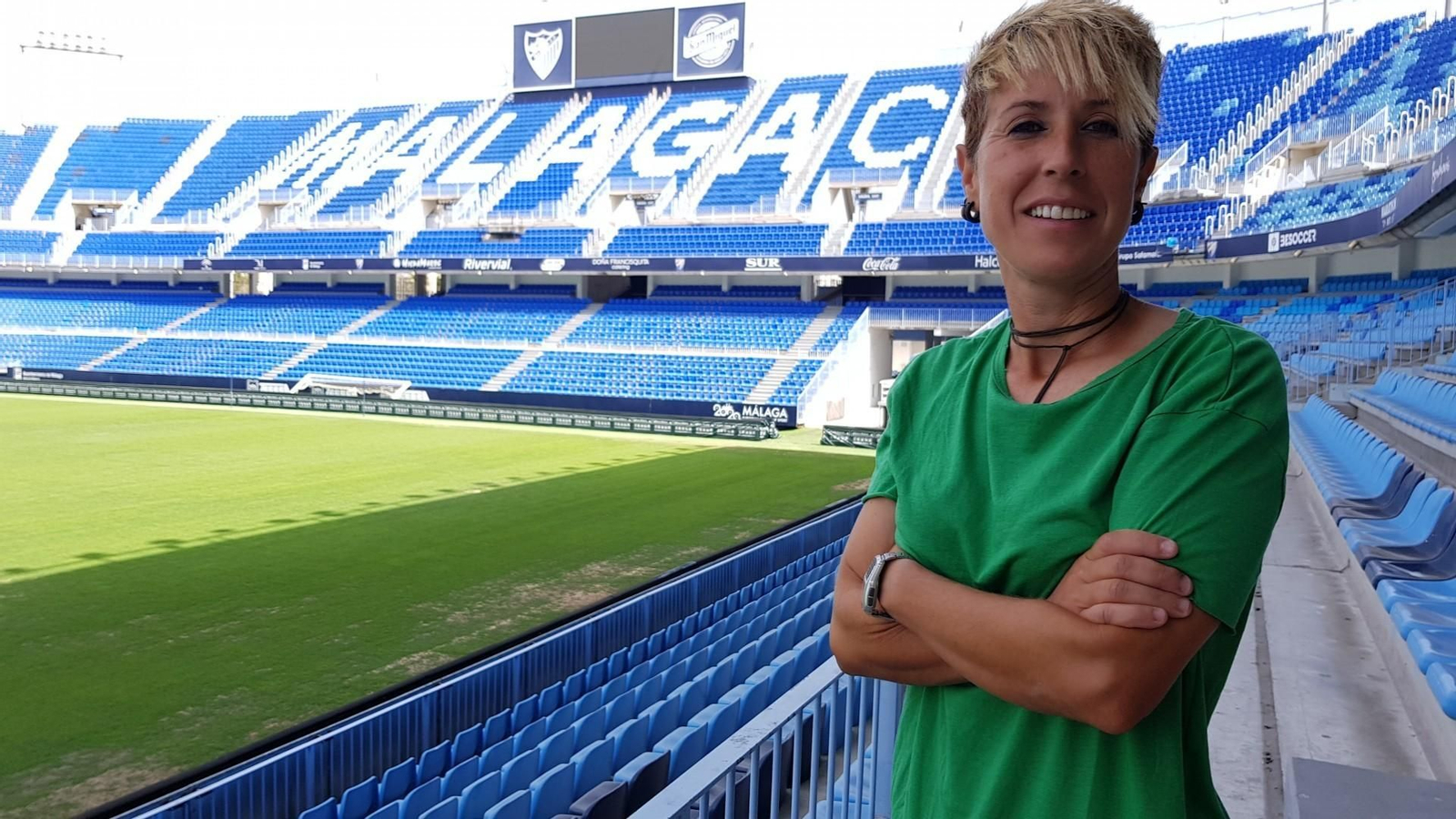 Nati Gutiérrez en La Rosaleda Nati Gutiérrez en La Rosaleda