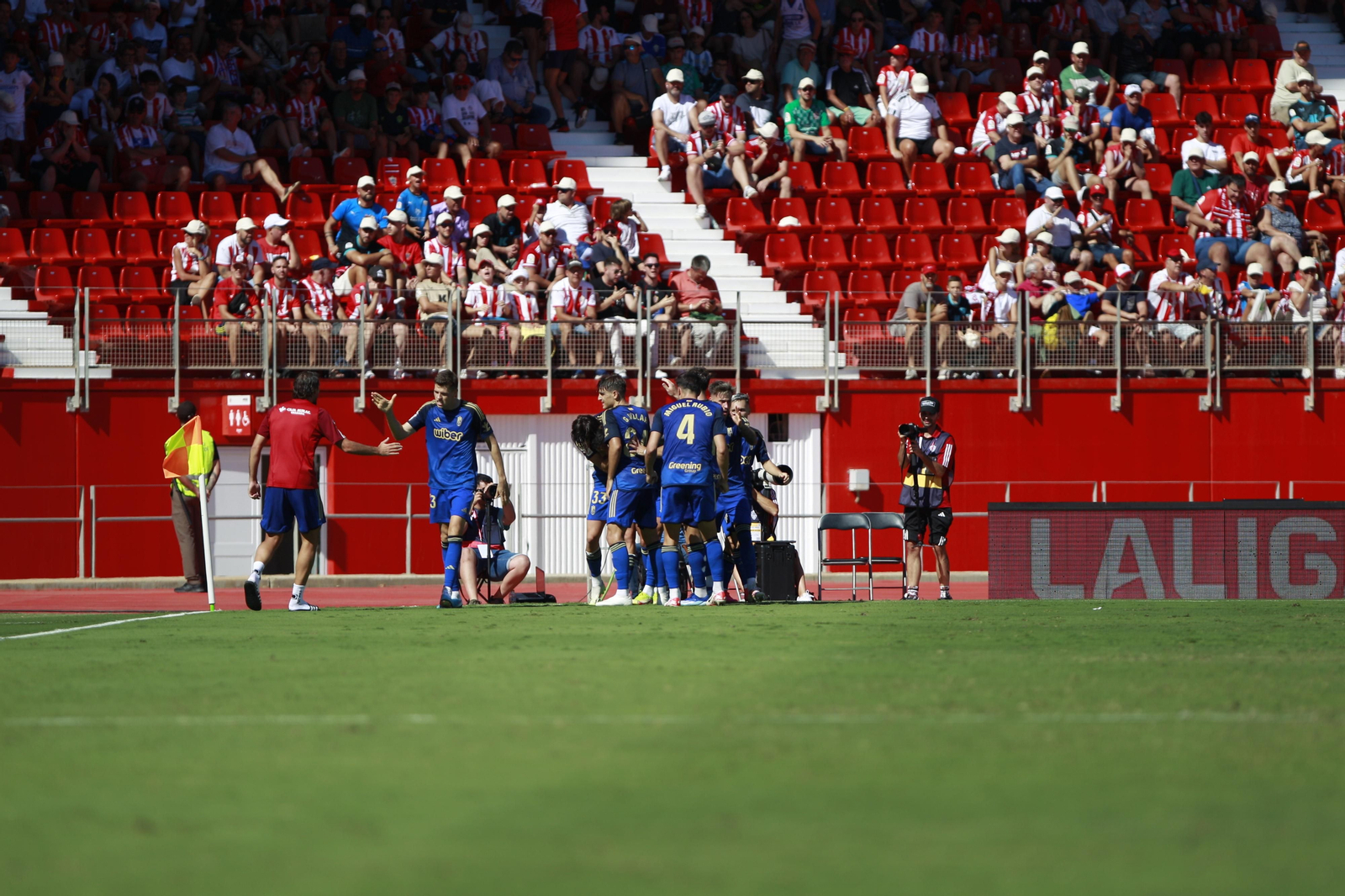 Imágenes del empate a 3 de la U.D. Almería y el Granada C.F.