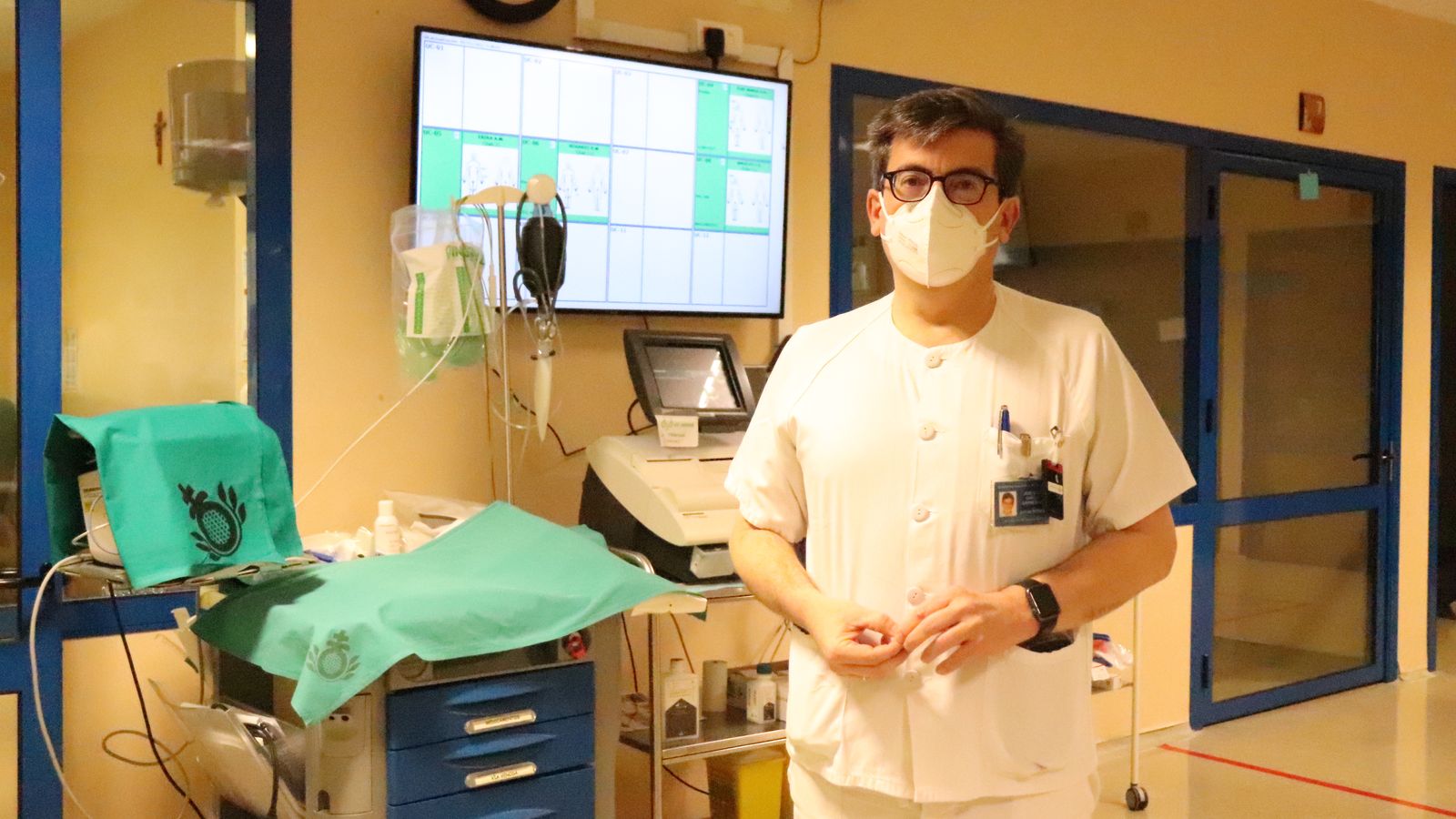El jefe de UCI y Urgencias del Hospital San Juan de Dios del Aljarafe, José Luis García Garmendia.