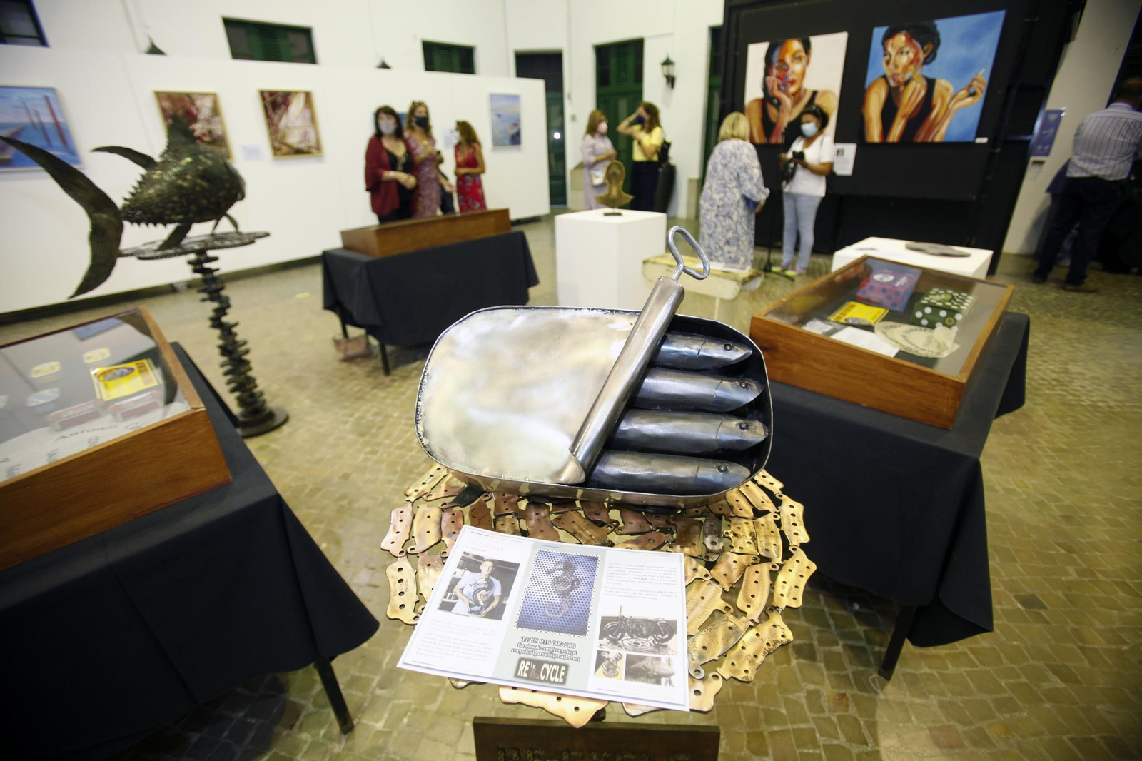 Algunas de las obras que se pueden ver en la muestra