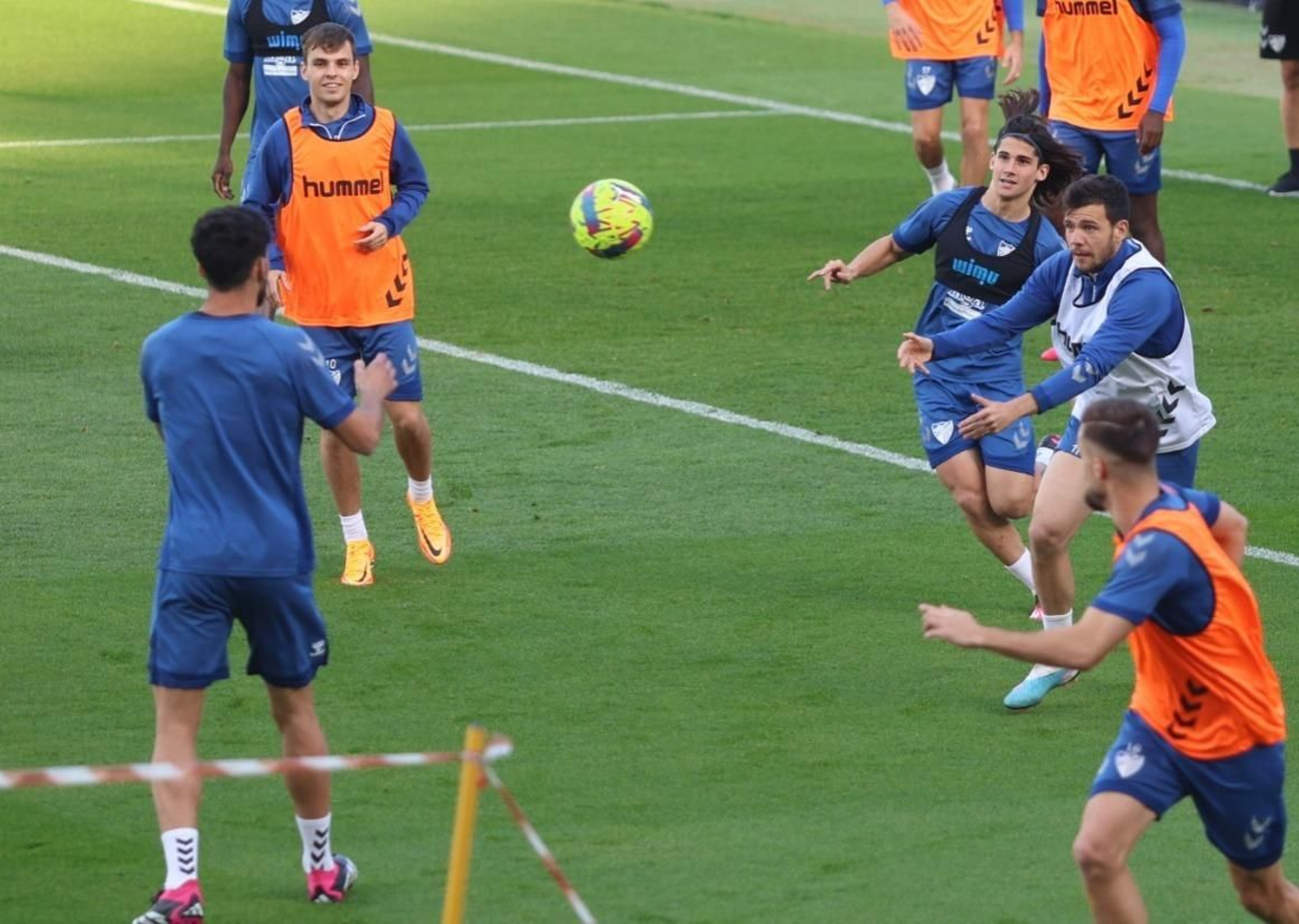 Las imágenes de la sesión vespertina del Málaga CF