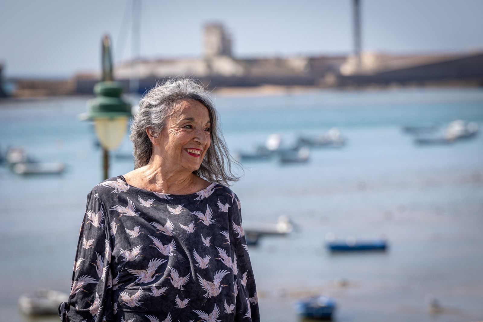 Photocall de Petra Martínez y actores de la serie 'La ley del mar' en La Caleta