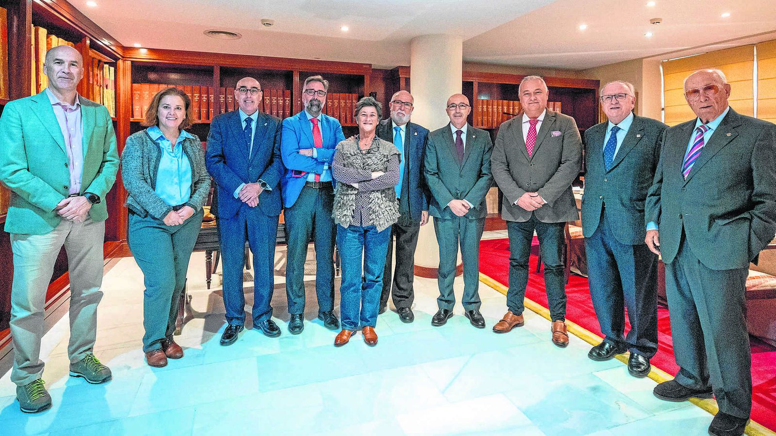 Representantes de los Colegios Oficiales de Cádiz