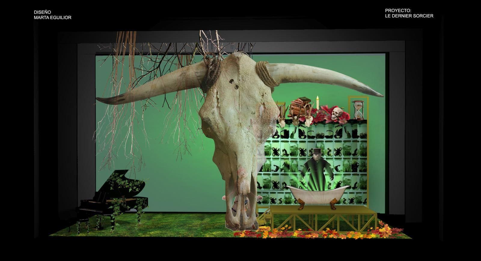 Diseño para una de las escenas de 'El último hechicero'