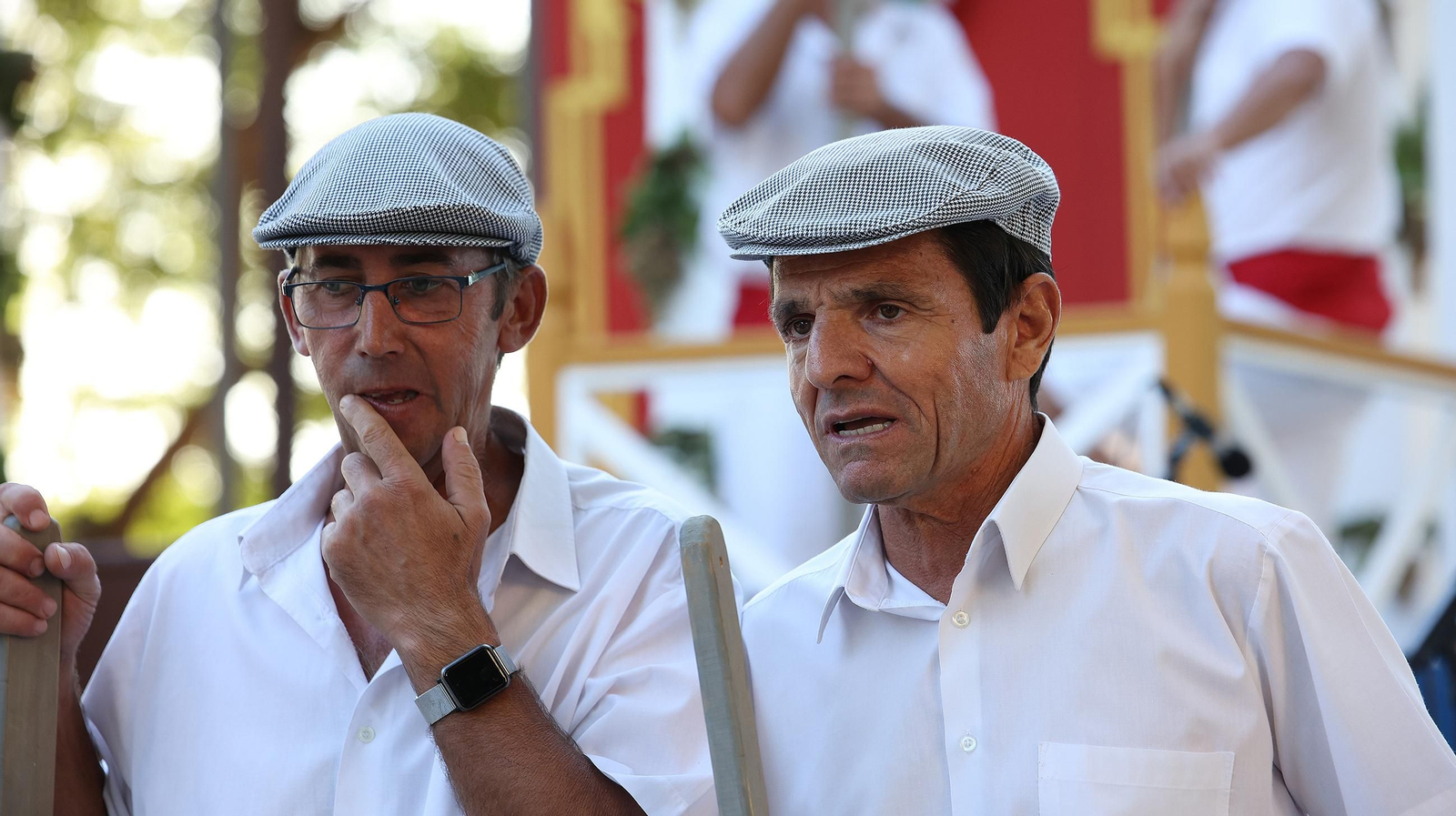 Imágenes de la tradicional pisa de la uva en Jerez