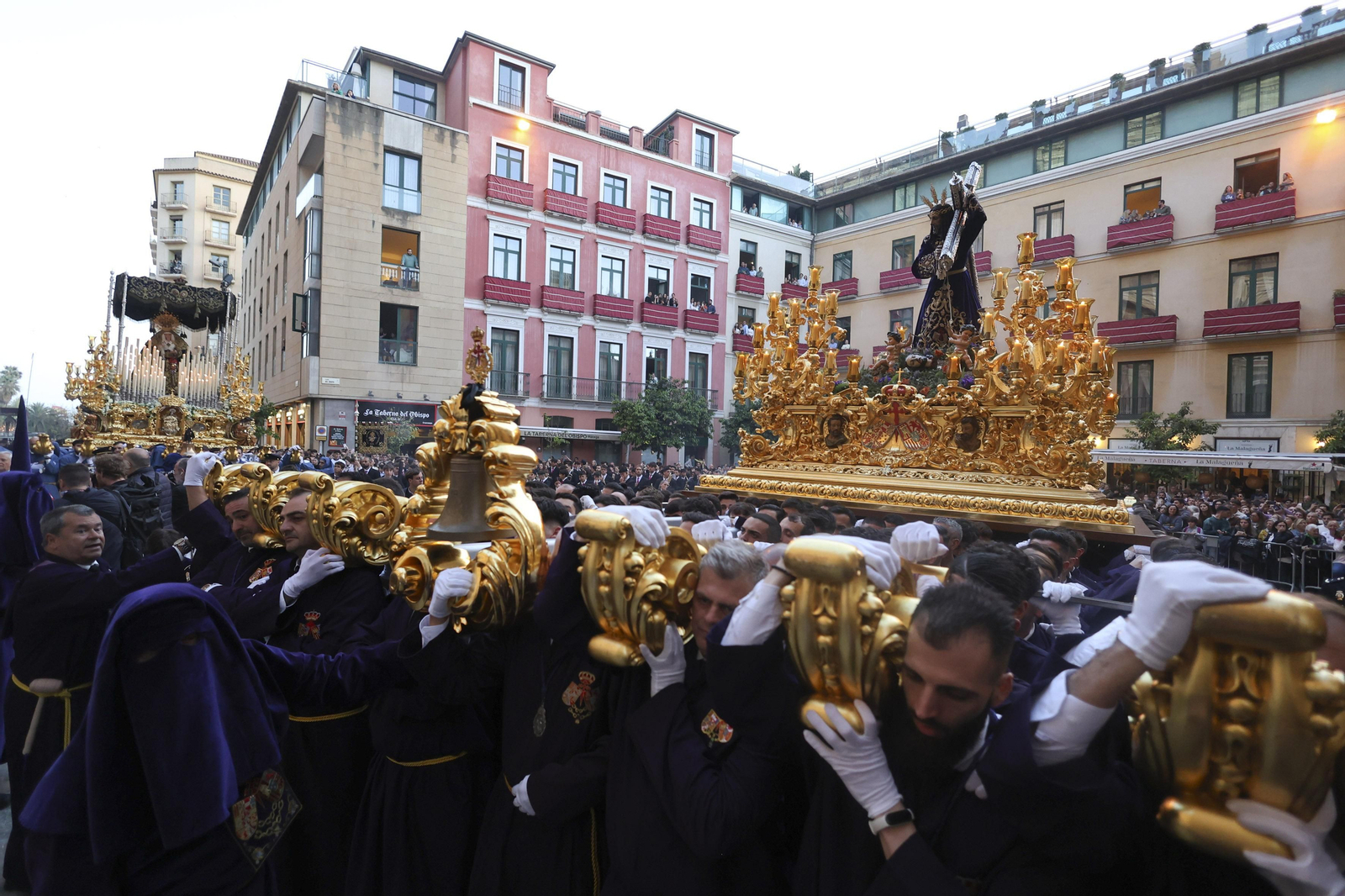 El Rico, en su procesión del Miércoles Santo en Málaga El Rico, en su procesión del Miércoles Santo en Málaga