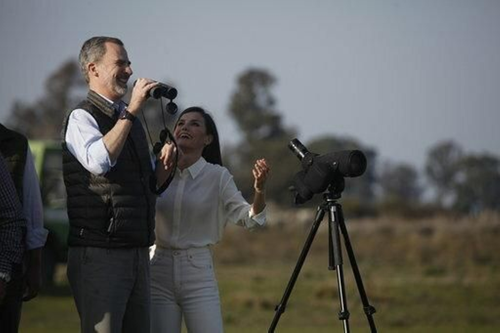 Imágenes de Don Felipe y Doña Letizia en su visita a Doñana