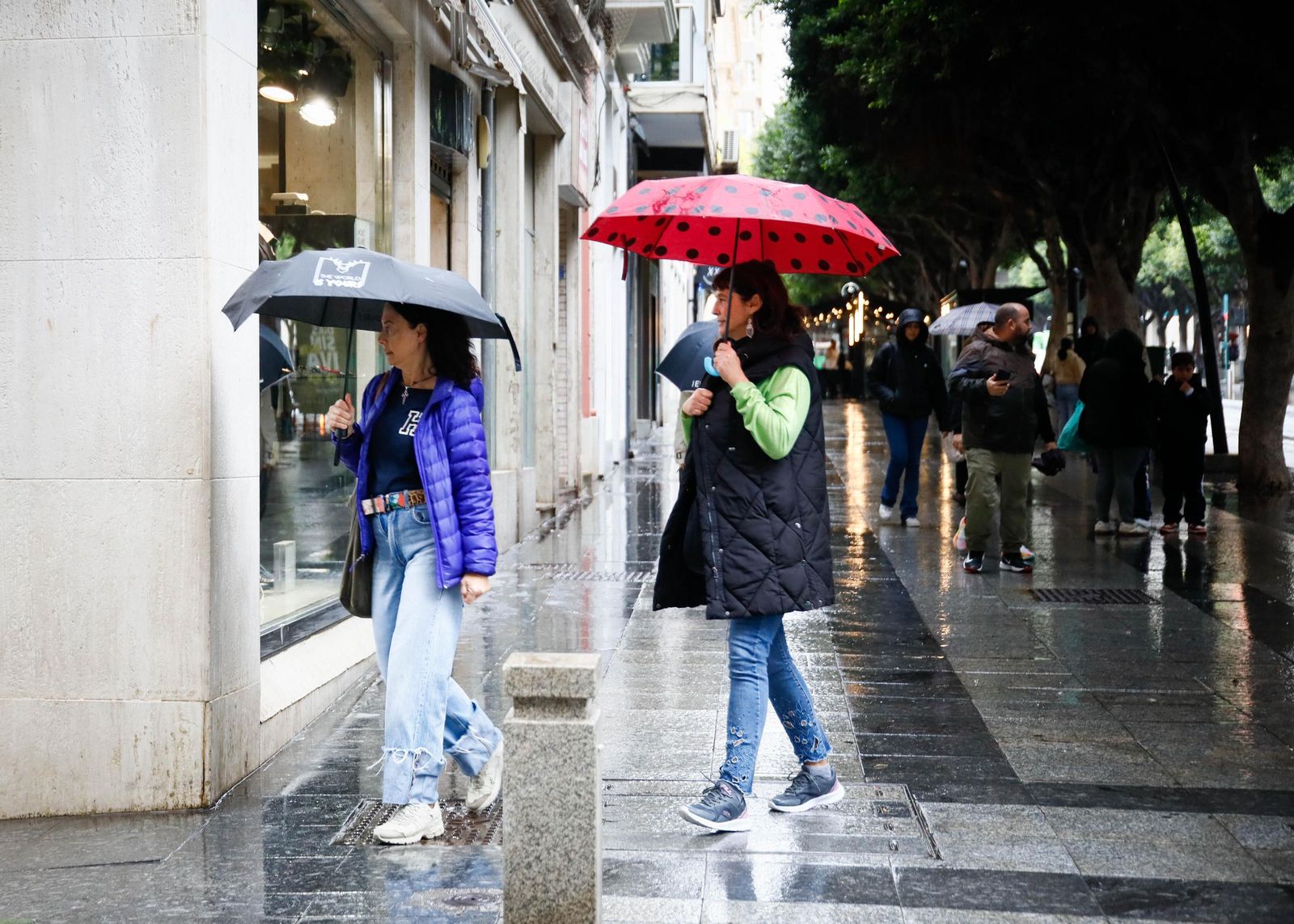 Las mejores imágenes de la lluvia en Almería