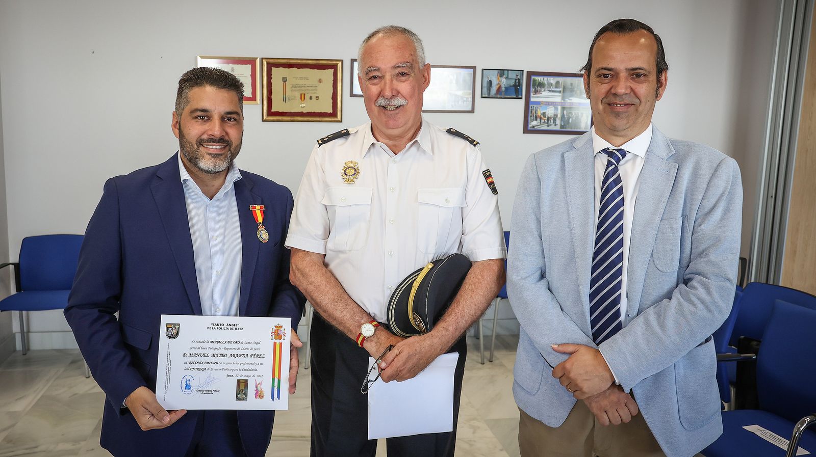 Imágenes de la entrega de las medallas de oro del Santo Ángel