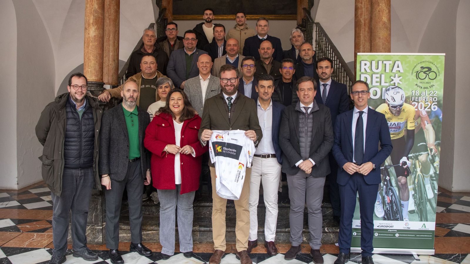 Imagen de la presentación de la Vuelta Ciclista a Andalucía en el Palacio de la Merced.