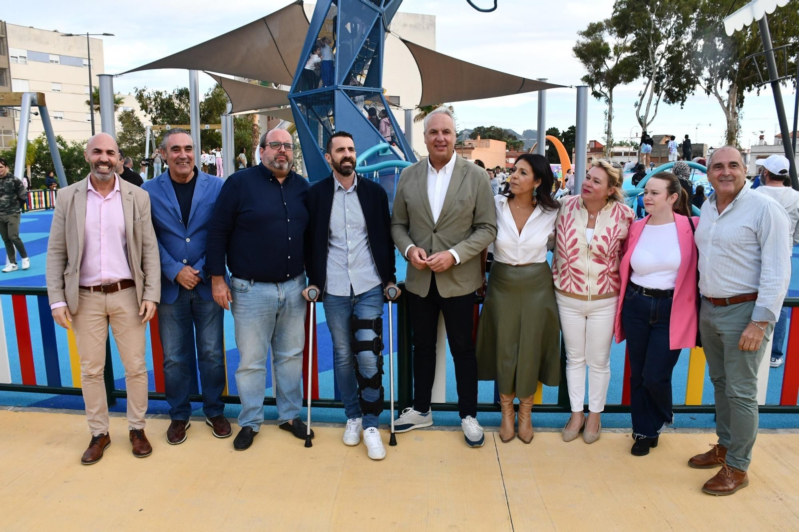 Multitudinaria inauguración del nuevo parque temático entre Campamento y Puente Mayorga