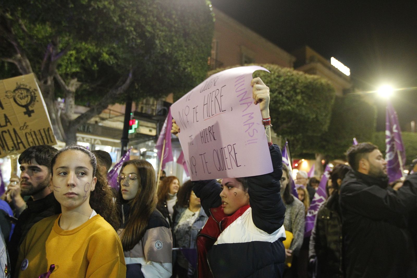 Manifestación Día Mundial contra la Violencia de Género. Almería