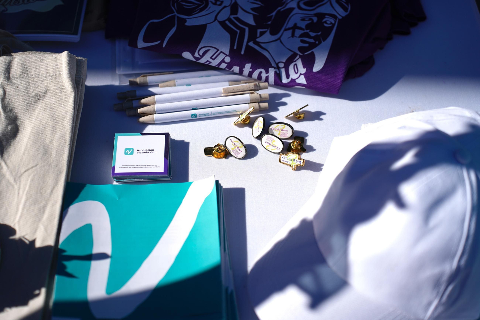 Fotos de los actos de Victoria Kent por el día contra la violencia machista