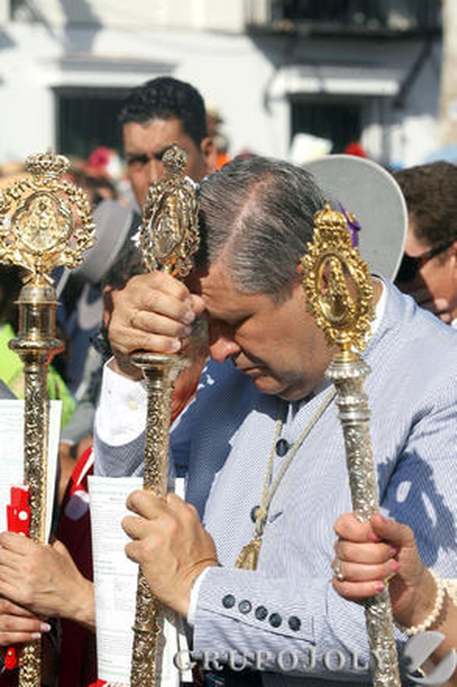 Las imágenes de la misa de romeros