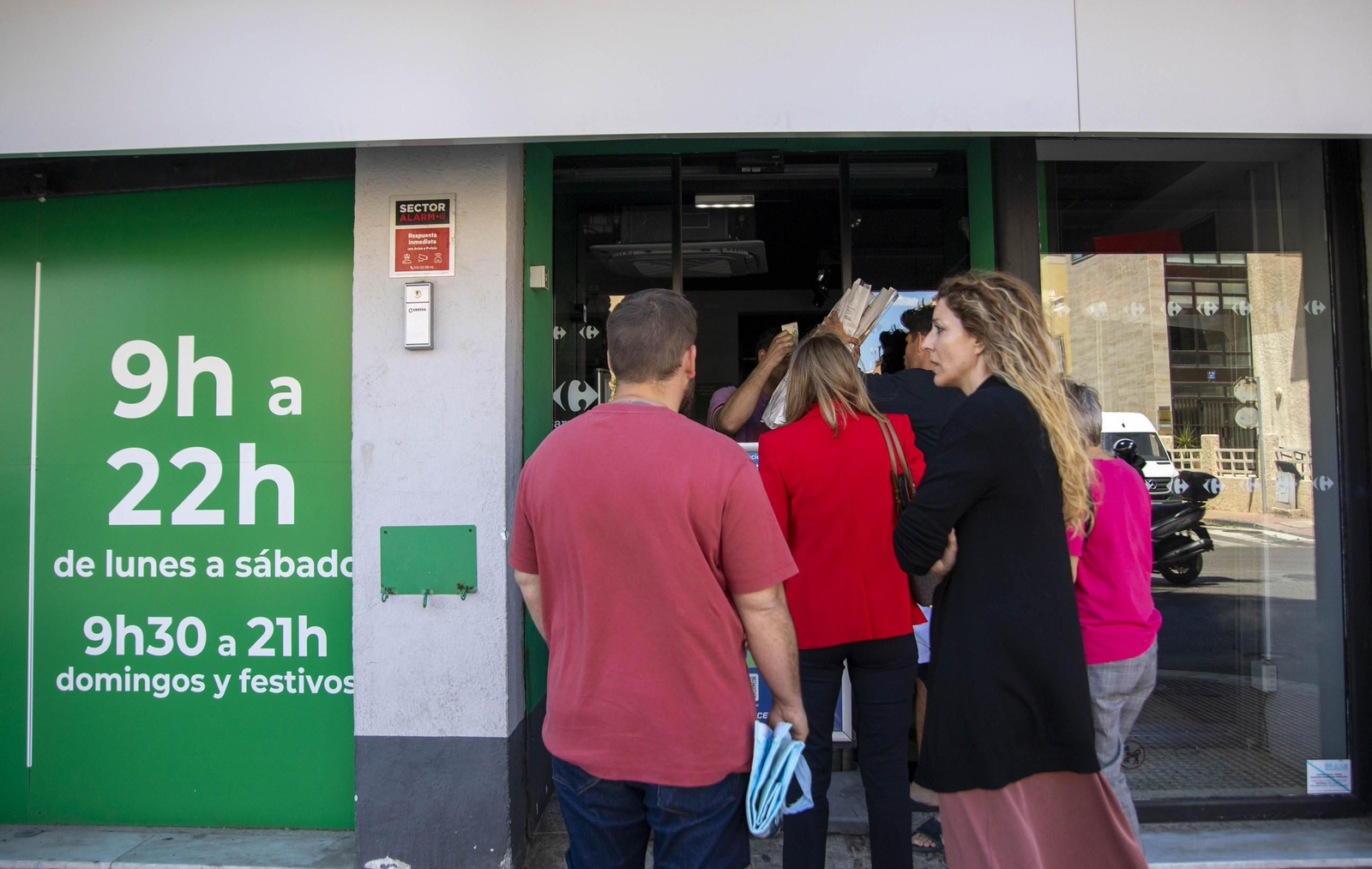 Las imágenes del apagón en Almería