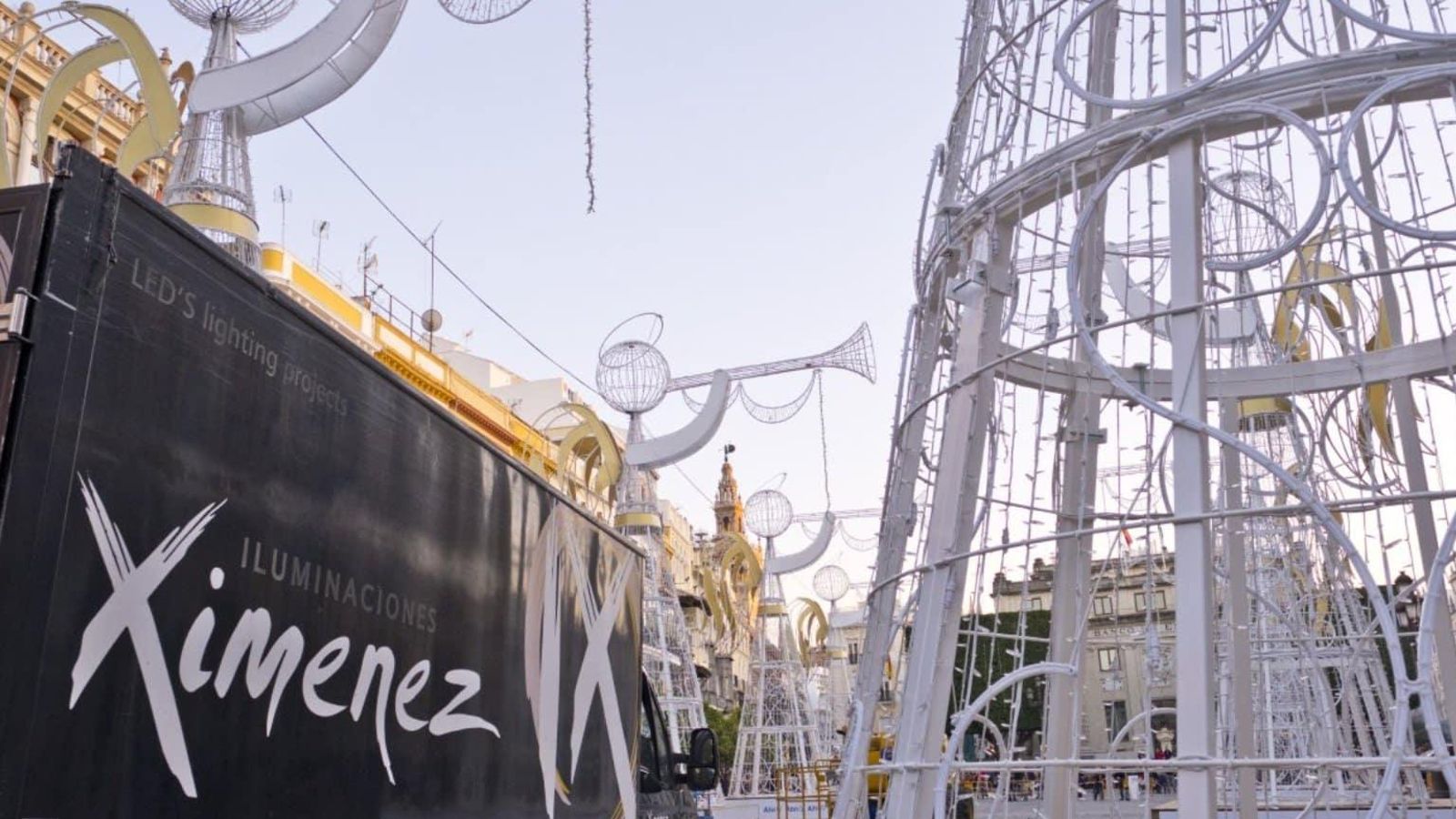 Alumbrado de Ximenez en Sevilla.
