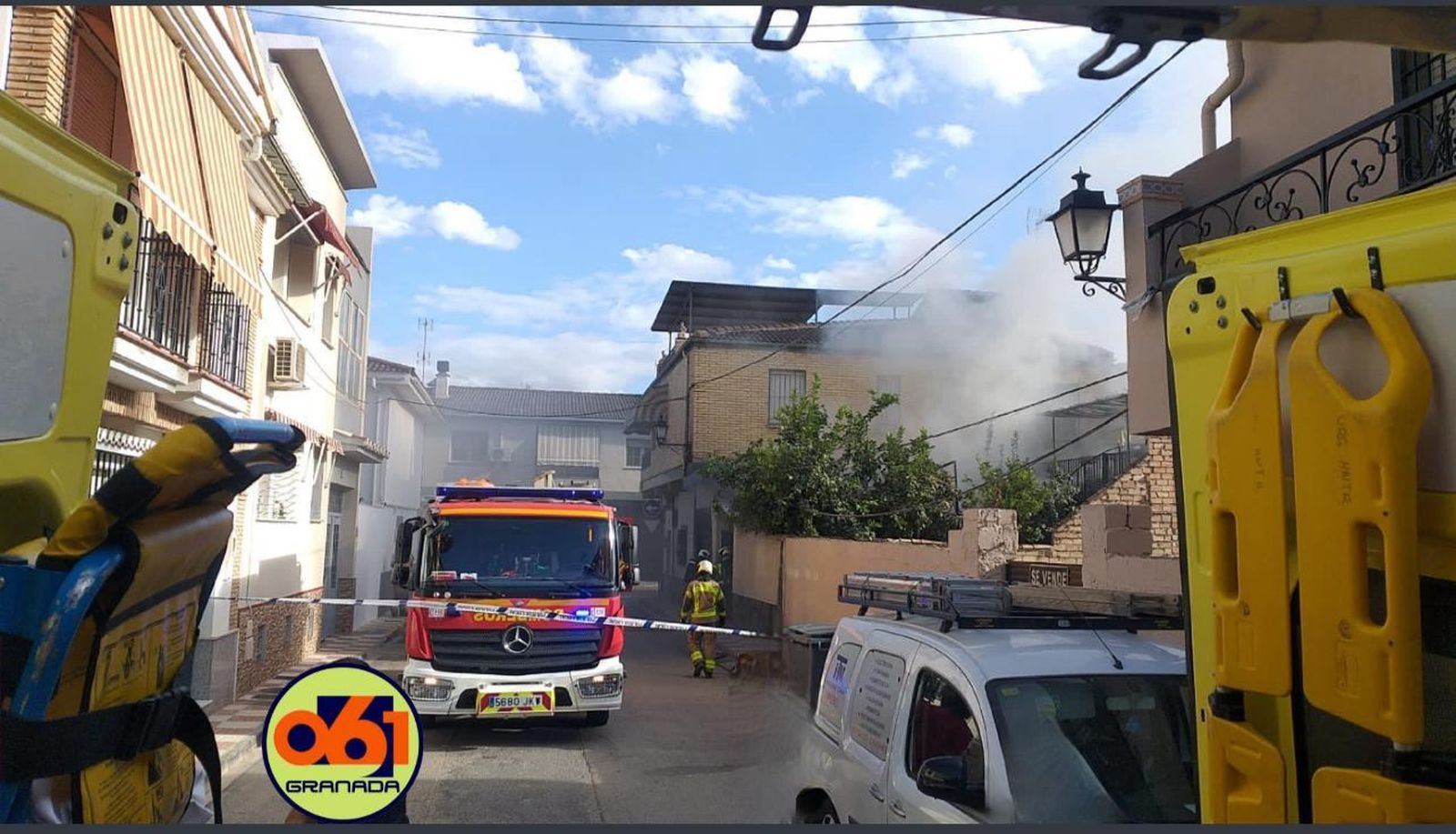 Tres personas evacuadas debido a un incendio de una vivienda en Armilla