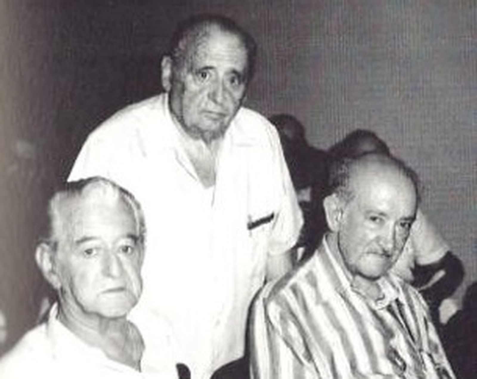 Juan Beaty, Pepe Cabrera y Emilio de Villar.