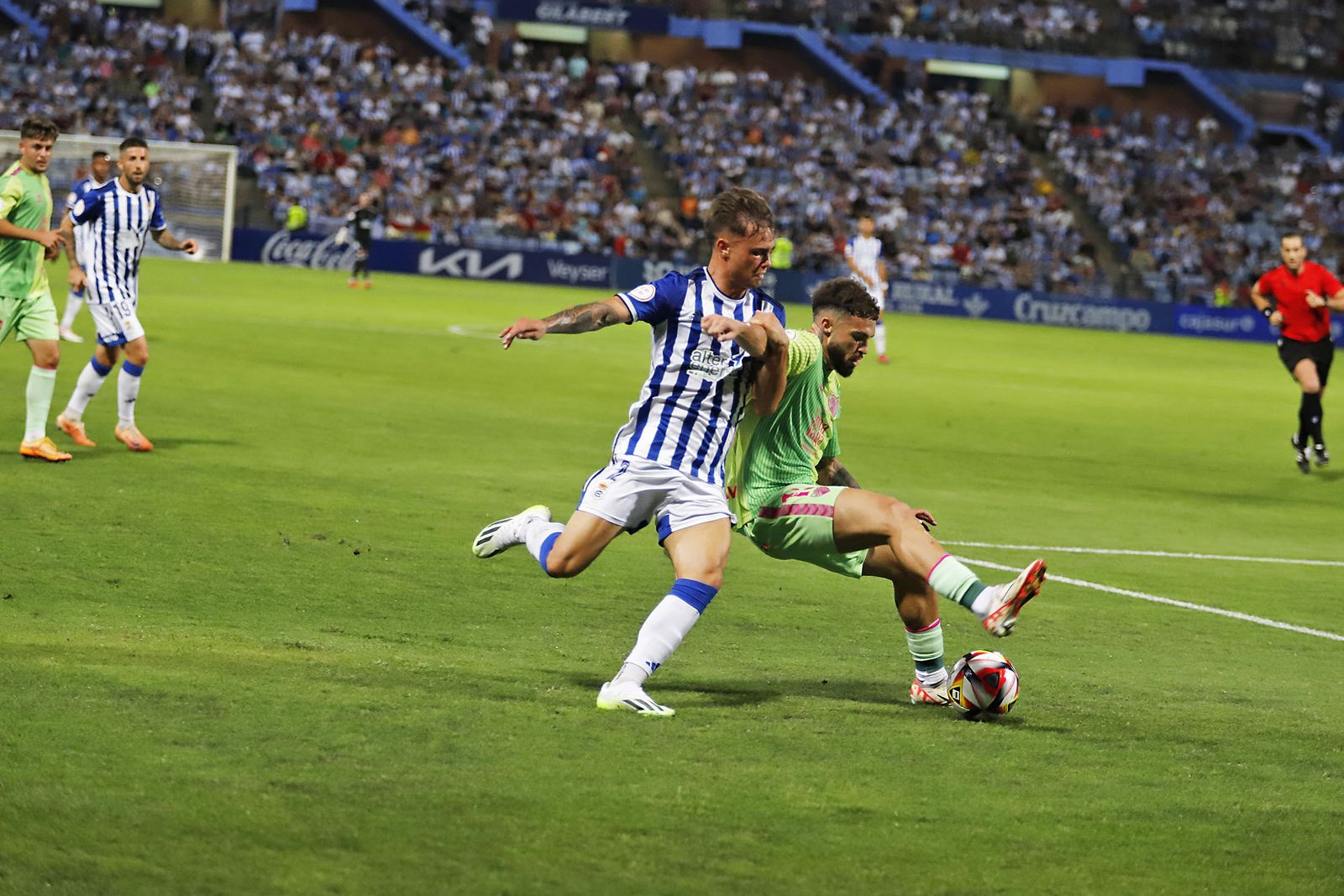 Imágenes del encuentro entre el Recreativo de Huelva y el Málaga