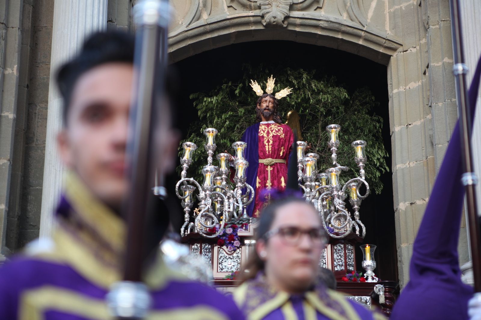 Imágenes del Lunes Santo en la comarca