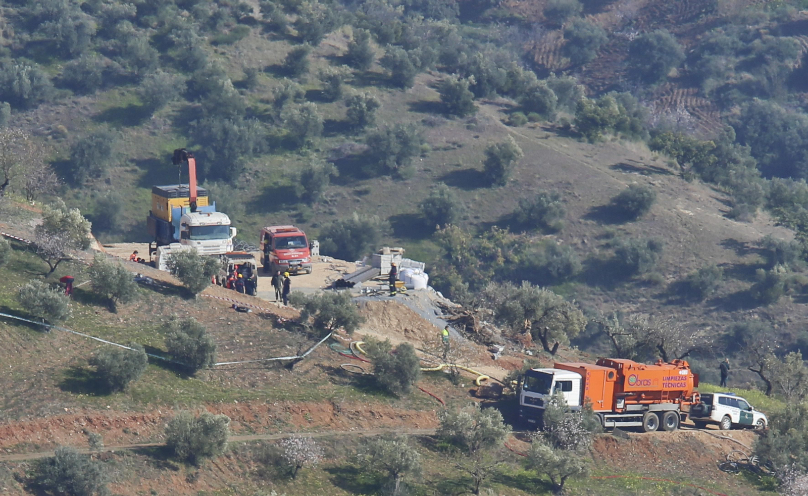 Las imágenes de este miércoles del operativo de rescate de Julen