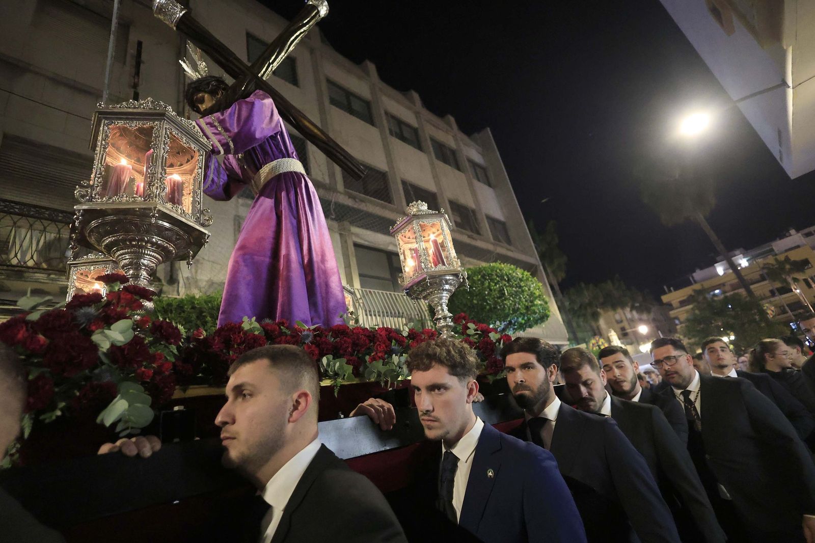 Las fotos del Nazareno en el Vía Crucis Oficial del Consejo de Hermandades de Algeciras