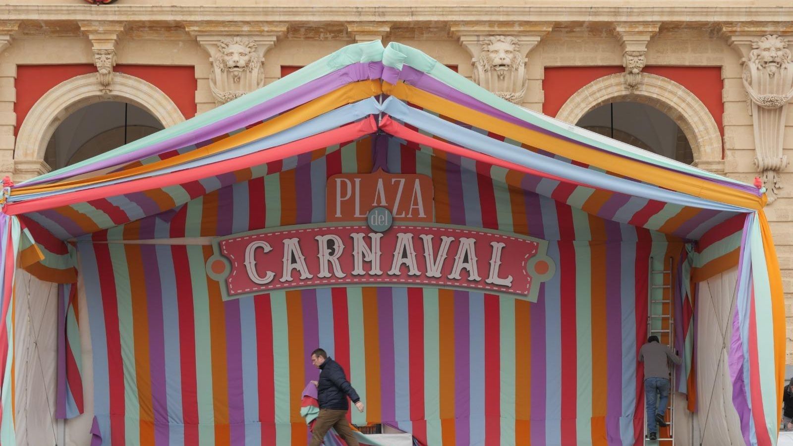 Escenario de la Plaza del Carnaval de San Fernando. Escenario de la Plaza del Carnaval de San Fernando.