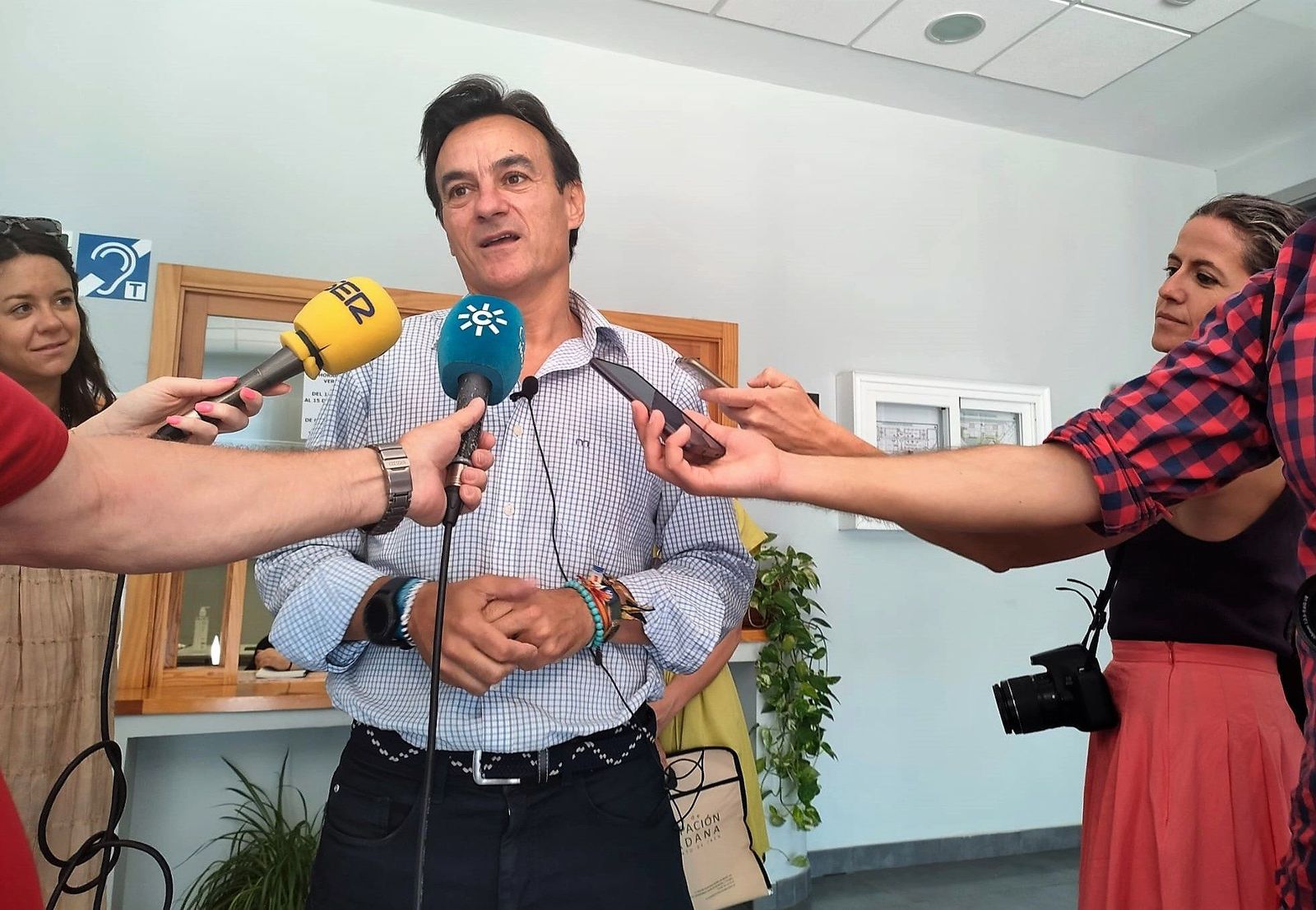 El alcalde Jaén, Agustín González.