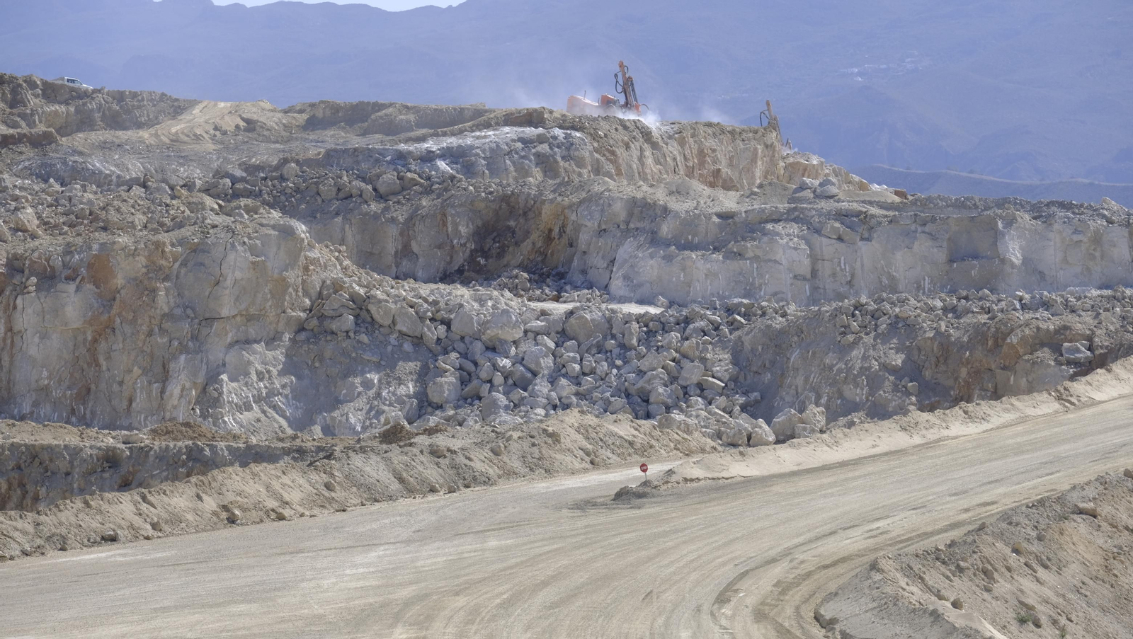 Visita a las canteras de yeso en Sorbas