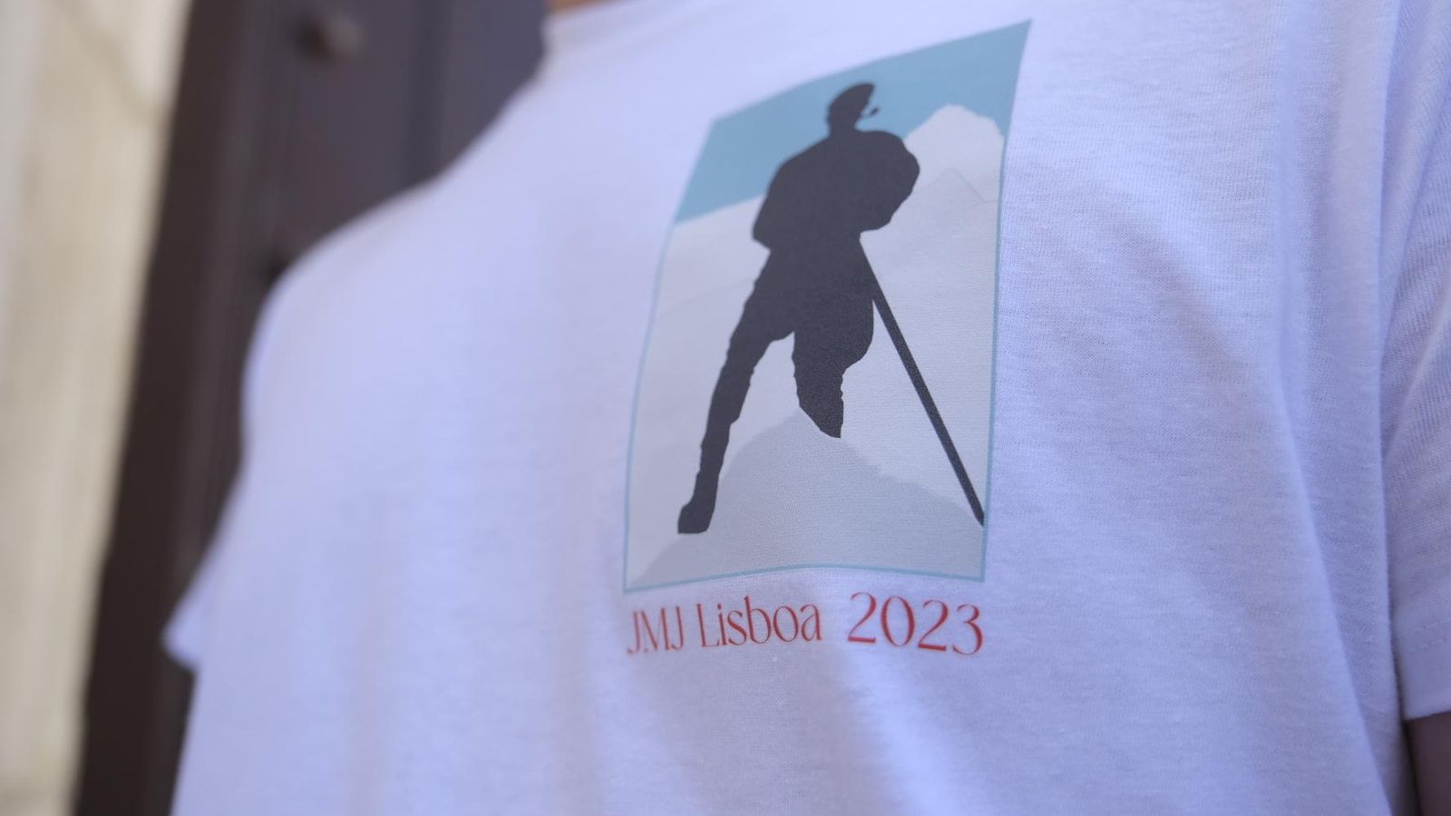 Logo de la camiseta para la JMJ de Lisboa.