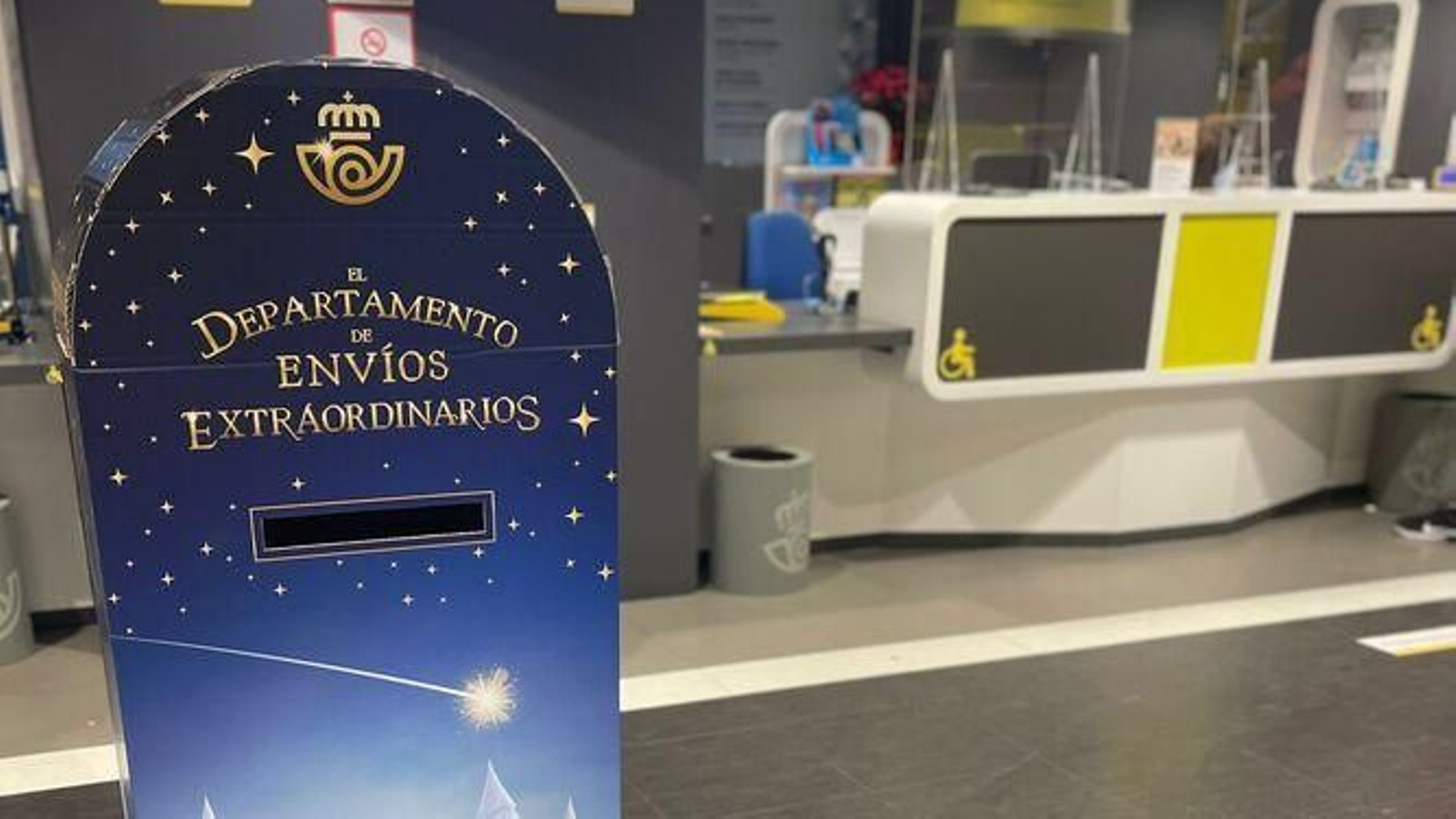 Uno de los buzones para los Reyes Magos