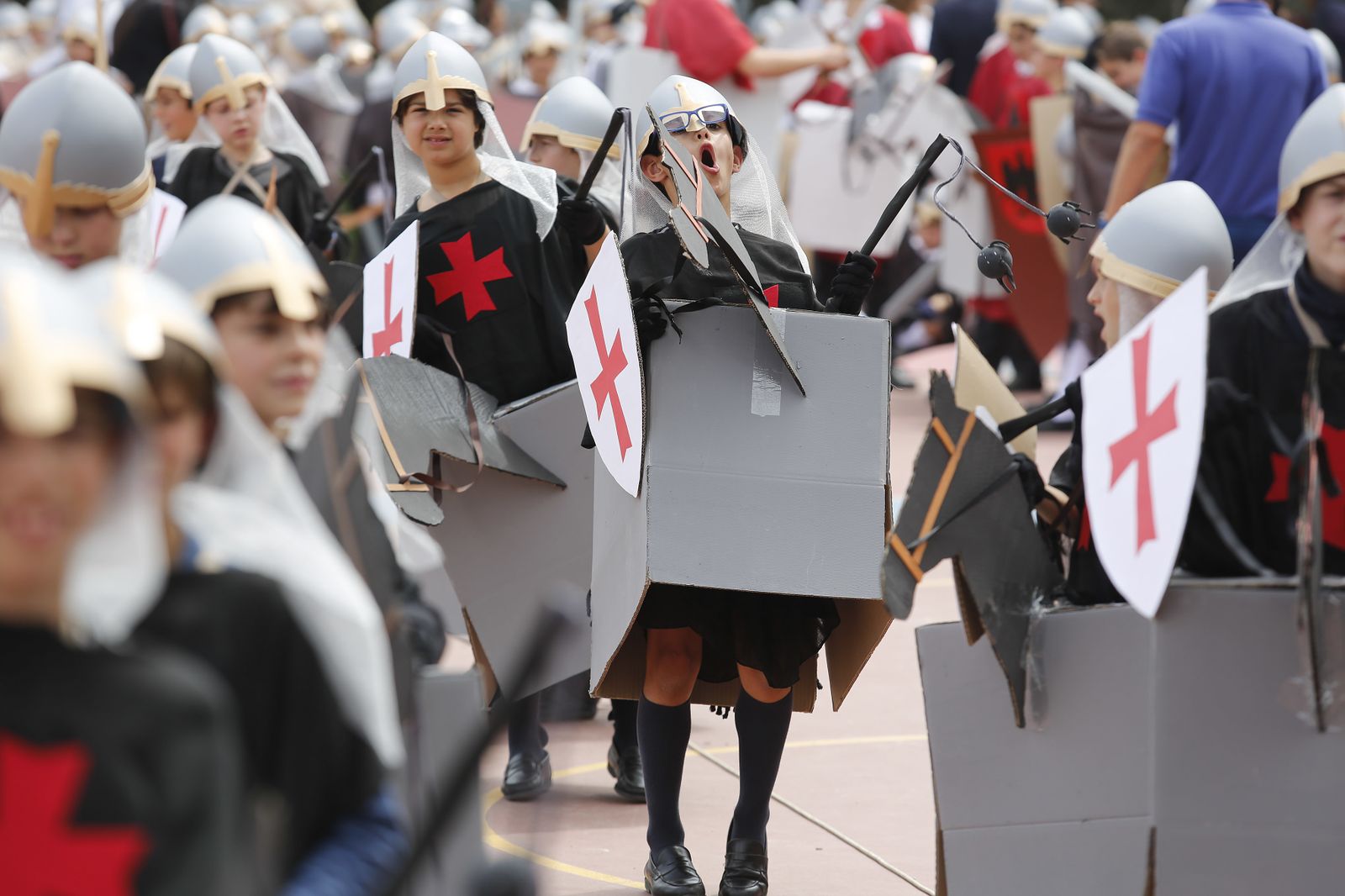 La Batalla de las Navas de Tolosa escenificada por los alumnos de El Romeral