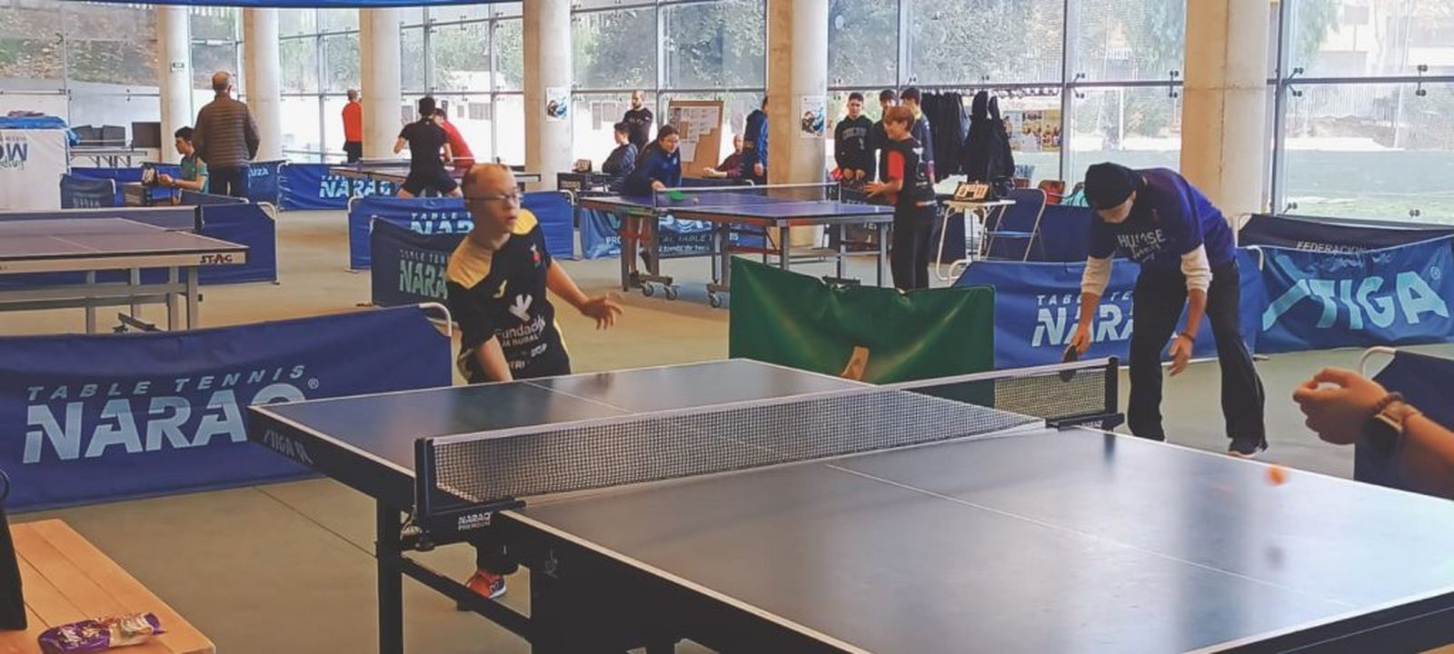 Marcos Valsera, en uno de los partidos del torneo.