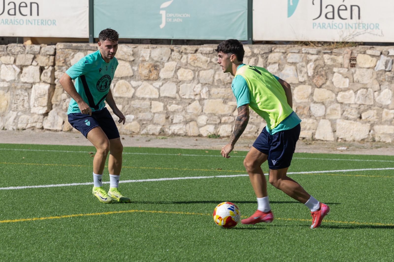 El primer entrenamiento del Real Jaén de la temporada 2025-26